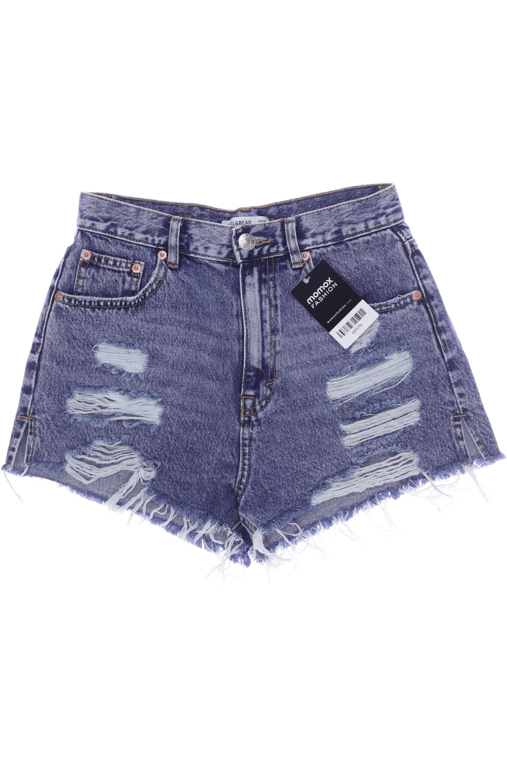 

Pull & Bear Damen Shorts, blau, Gr. 38