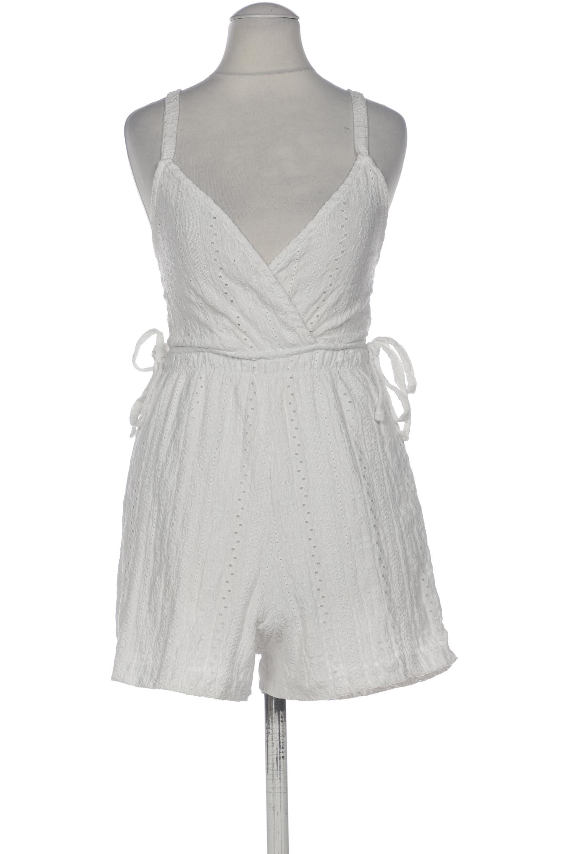 

Pull & Bear Damen Jumpsuit/Overall, weiß, Gr. 34