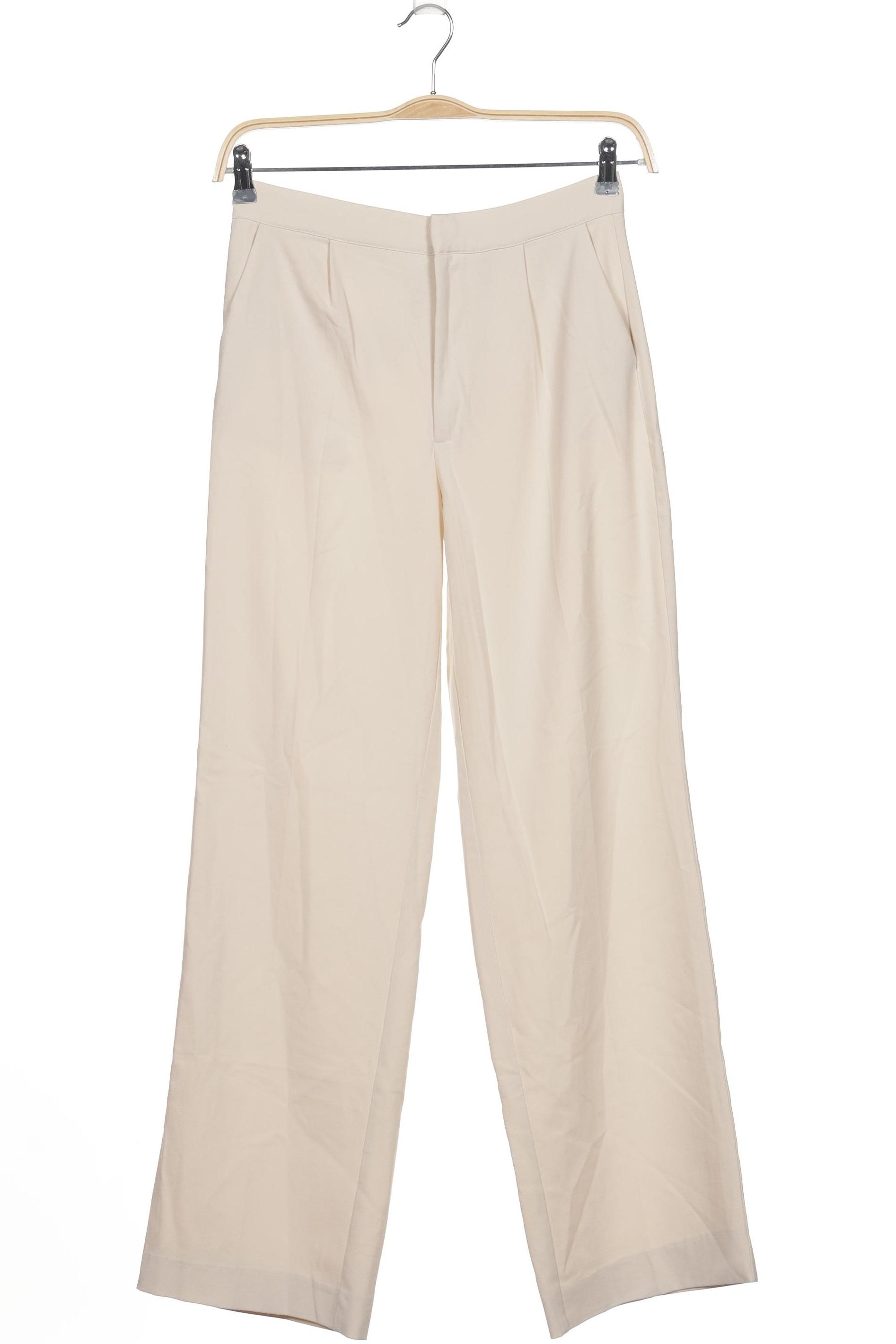 

Pull & Bear Damen Stoffhose, cremeweiß, Gr. 0