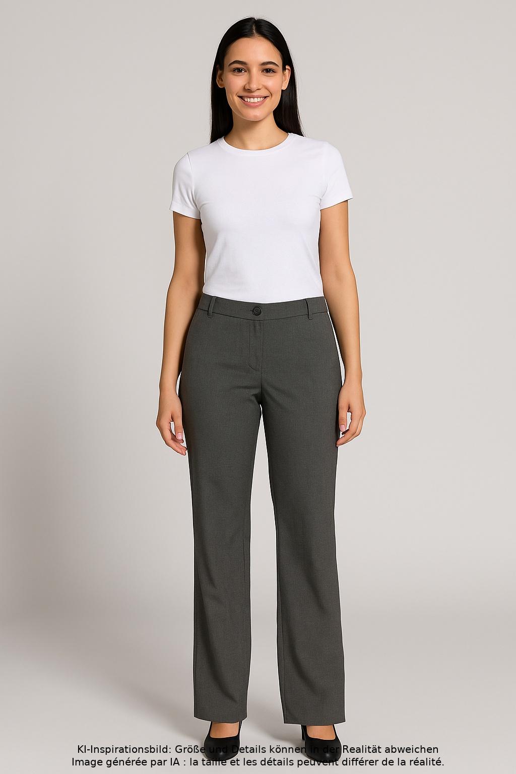 

Pull & Bear Damen Stoffhose, grau, Gr. 36