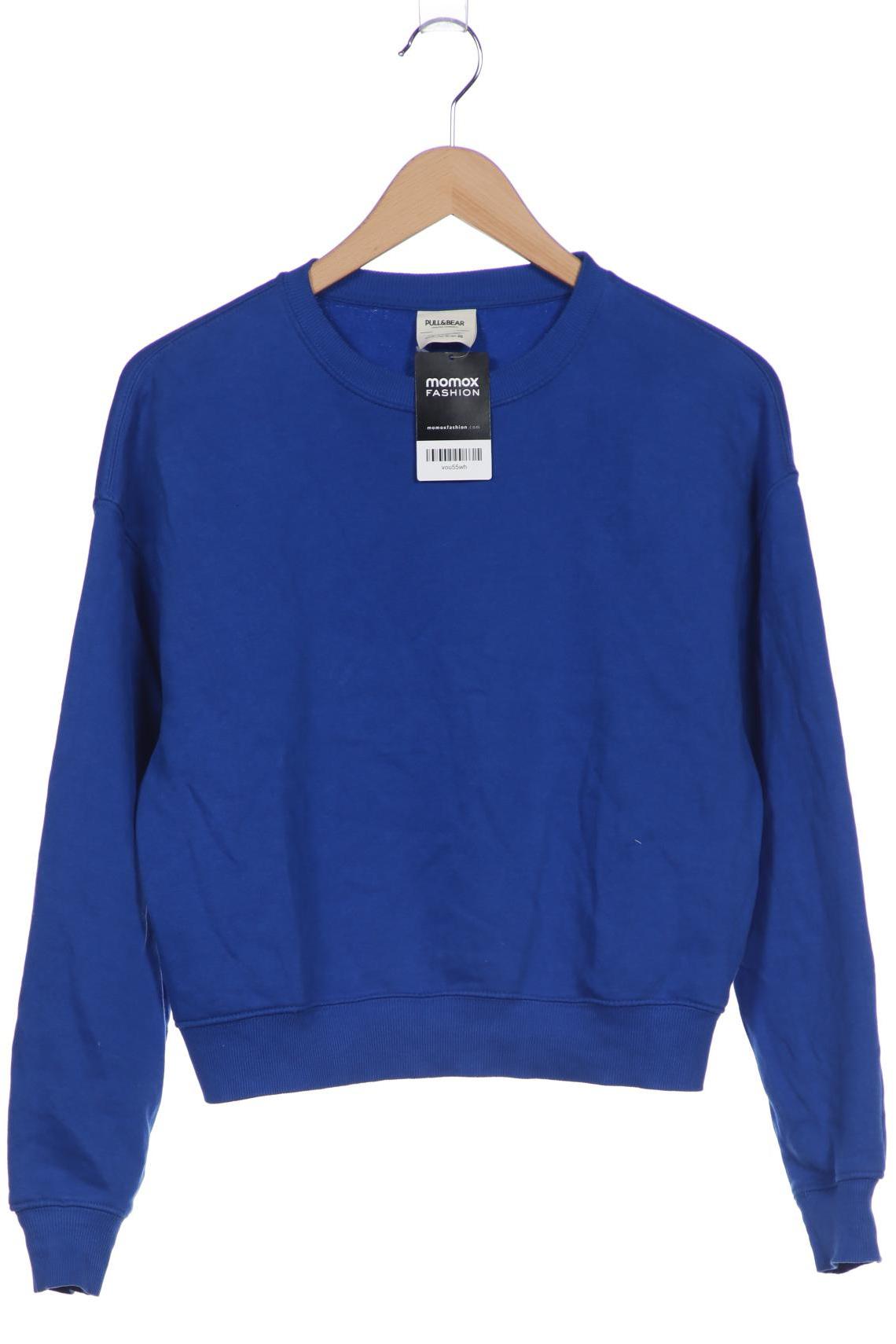 

Pull & Bear Damen Sweatshirt, blau, Gr. 36