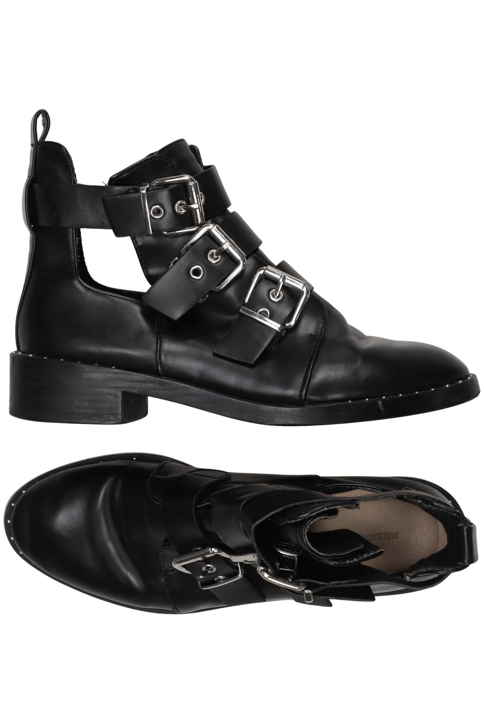 

Pull & Bear Damen Stiefelette, schwarz, Gr. 39