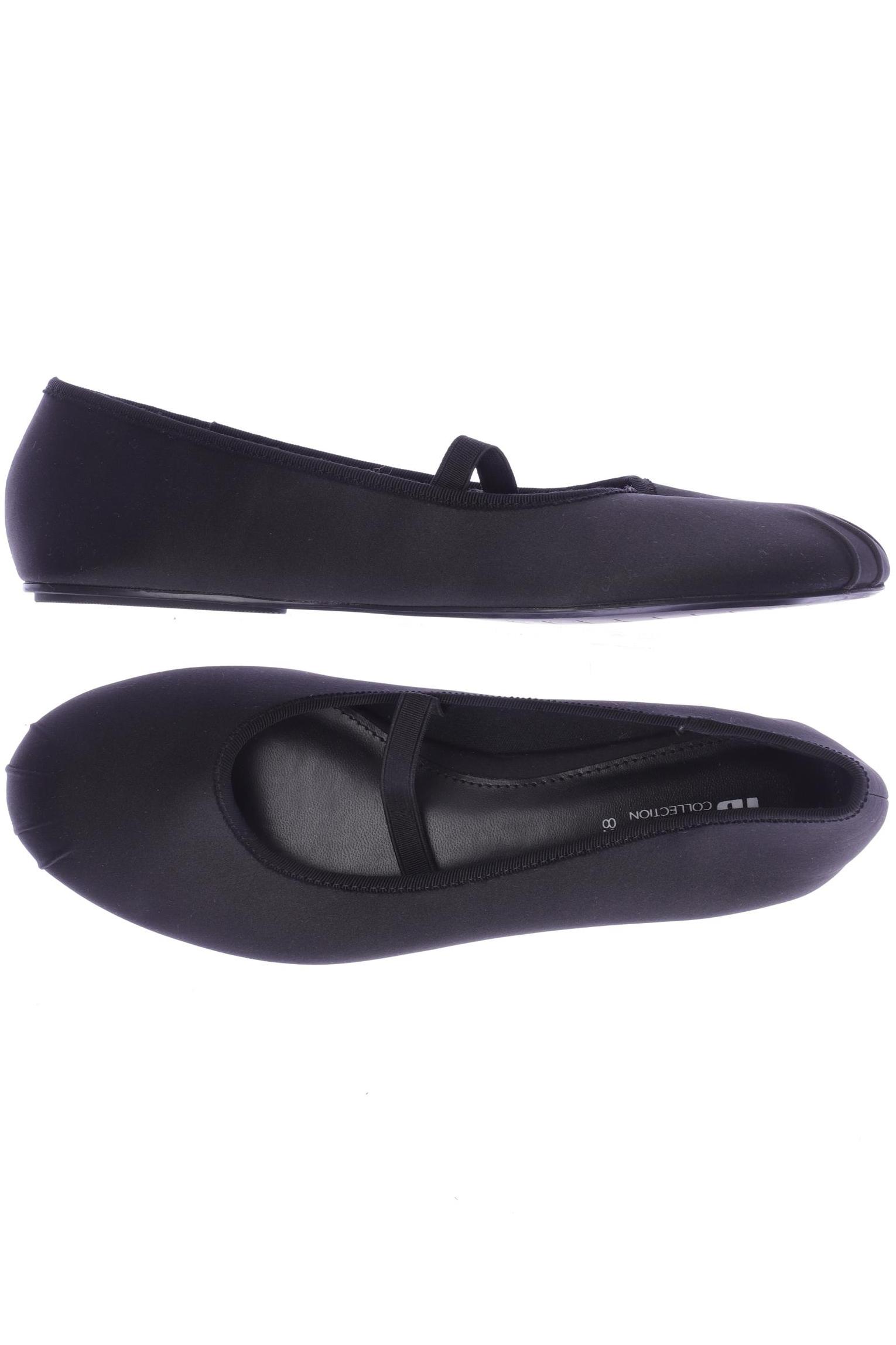 

Pull & Bear Damen Ballerinas, schwarz, Gr. 38