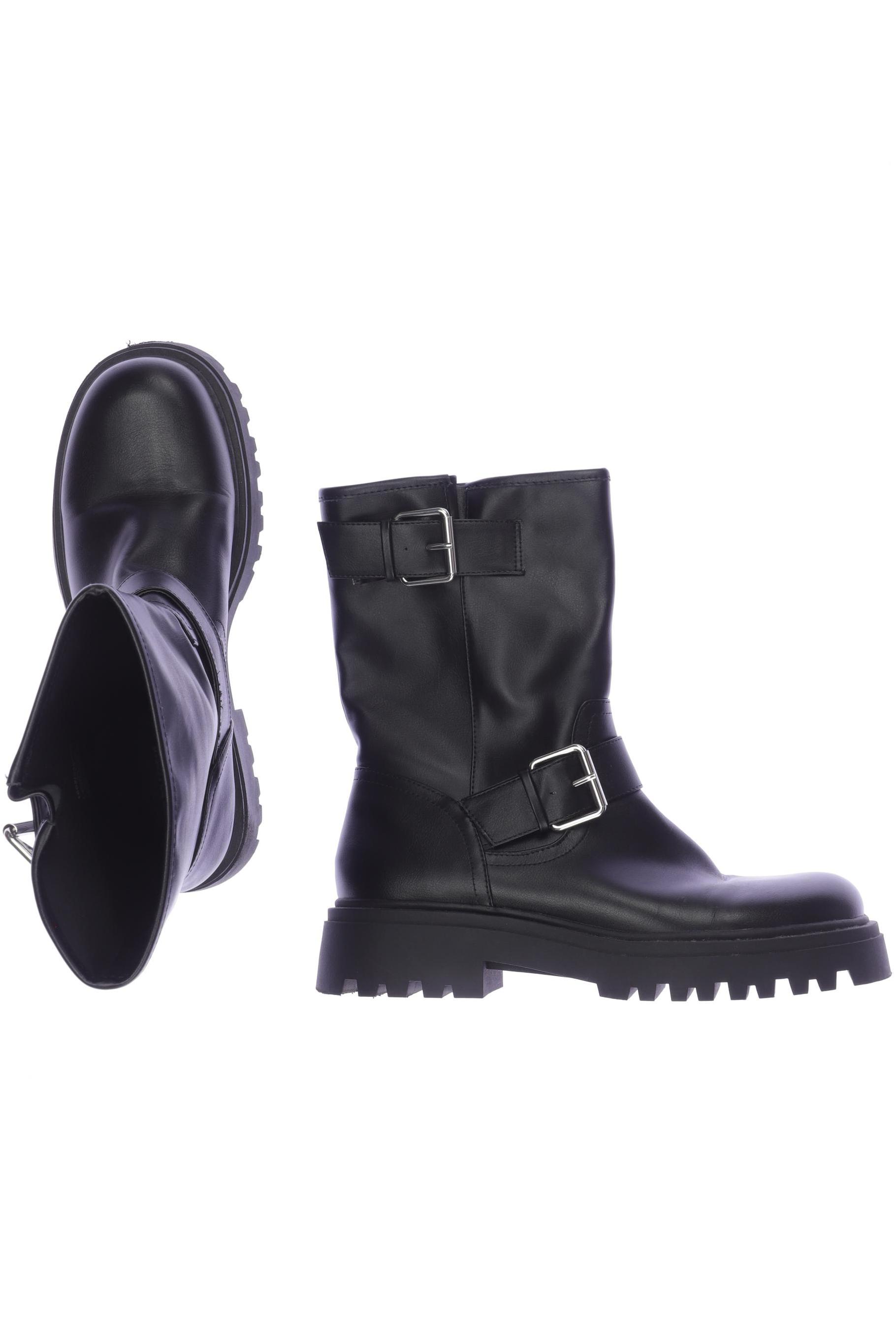 

Pull & Bear Damen Stiefelette, schwarz, Gr. 40