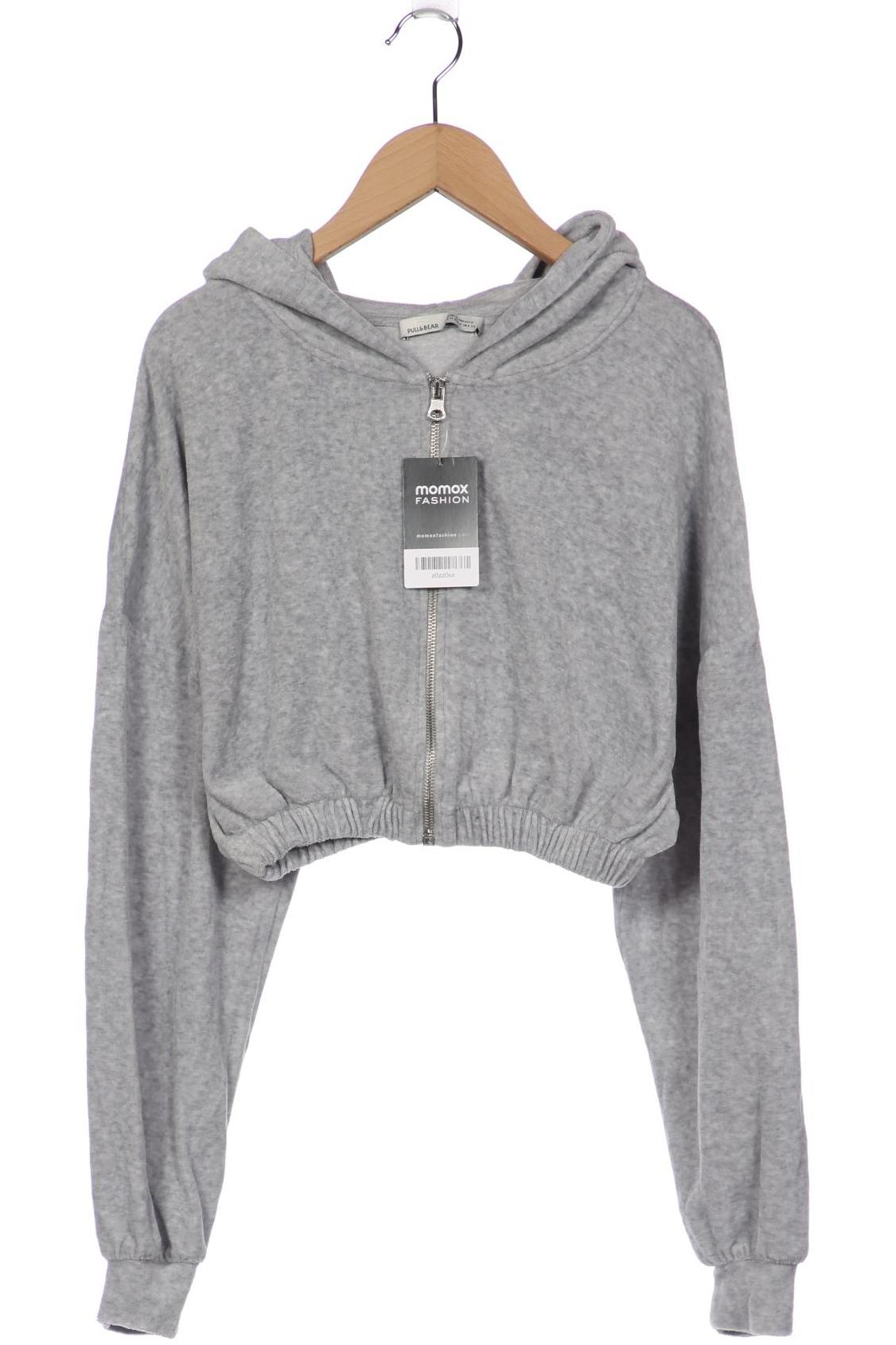 

Pull & Bear Damen Kapuzenpullover, grau, Gr. 38