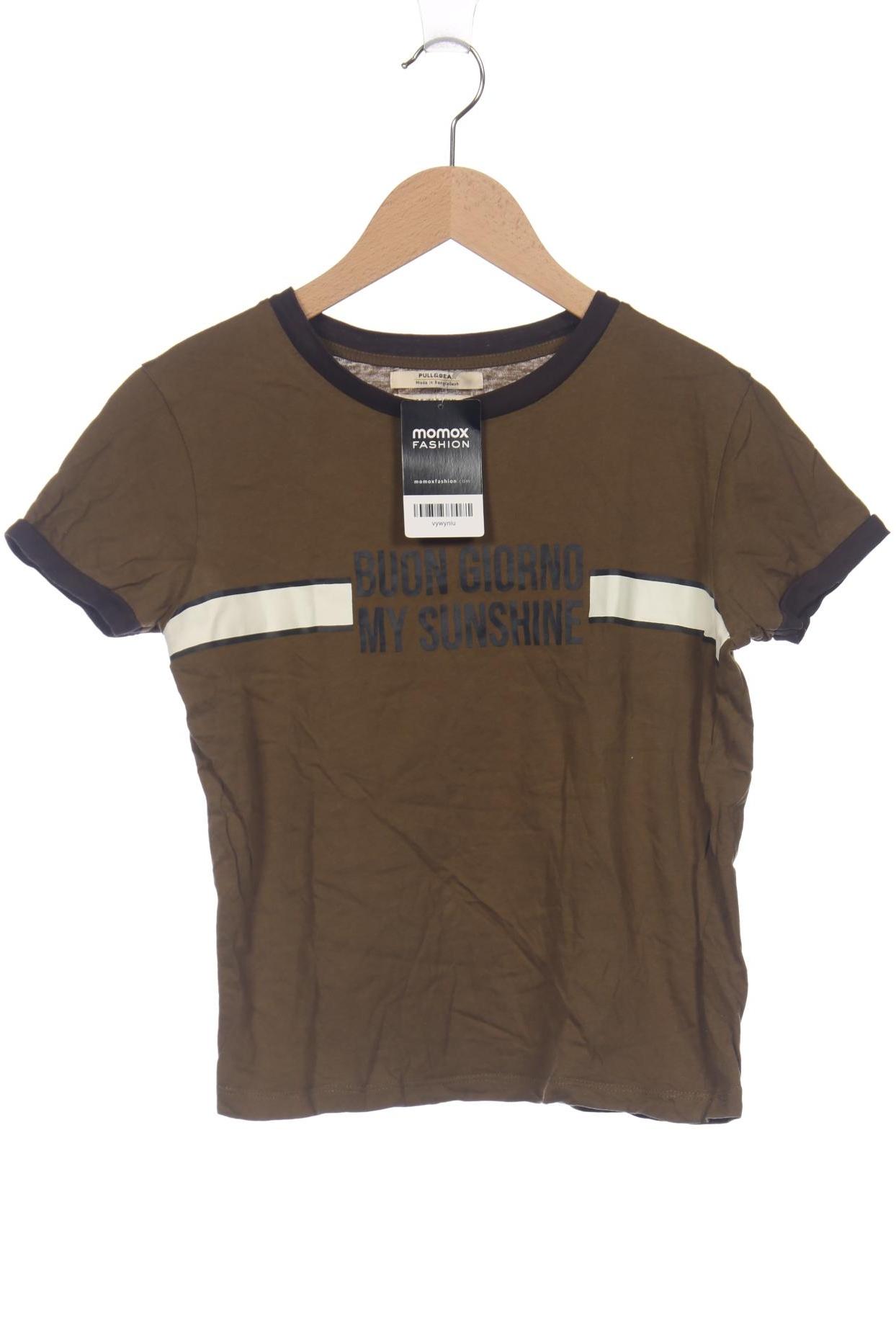 

Pull & Bear Damen T-Shirt, grün, Gr. 36