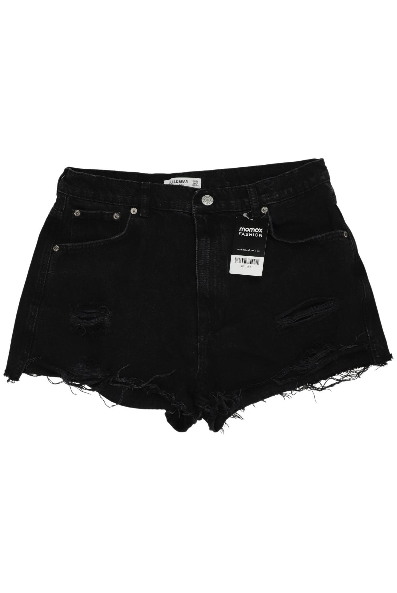 

Pull & Bear Damen Shorts, schwarz, Gr. 44