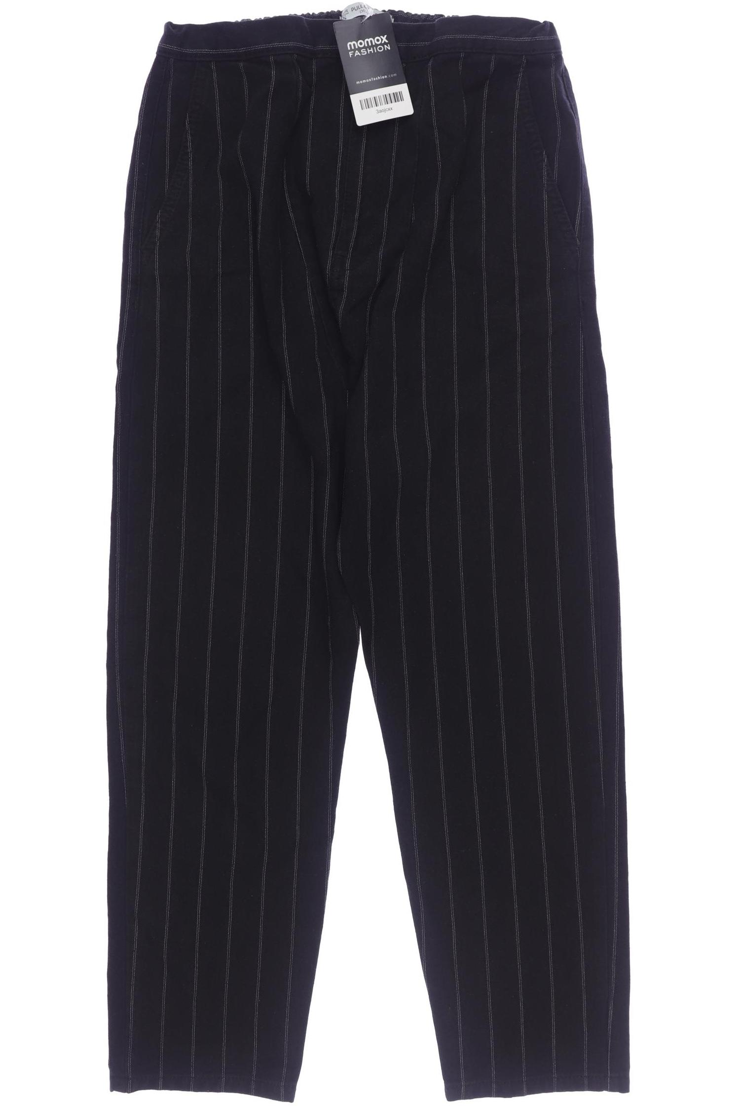 

Pull & Bear Damen Stoffhose, schwarz, Gr. 0