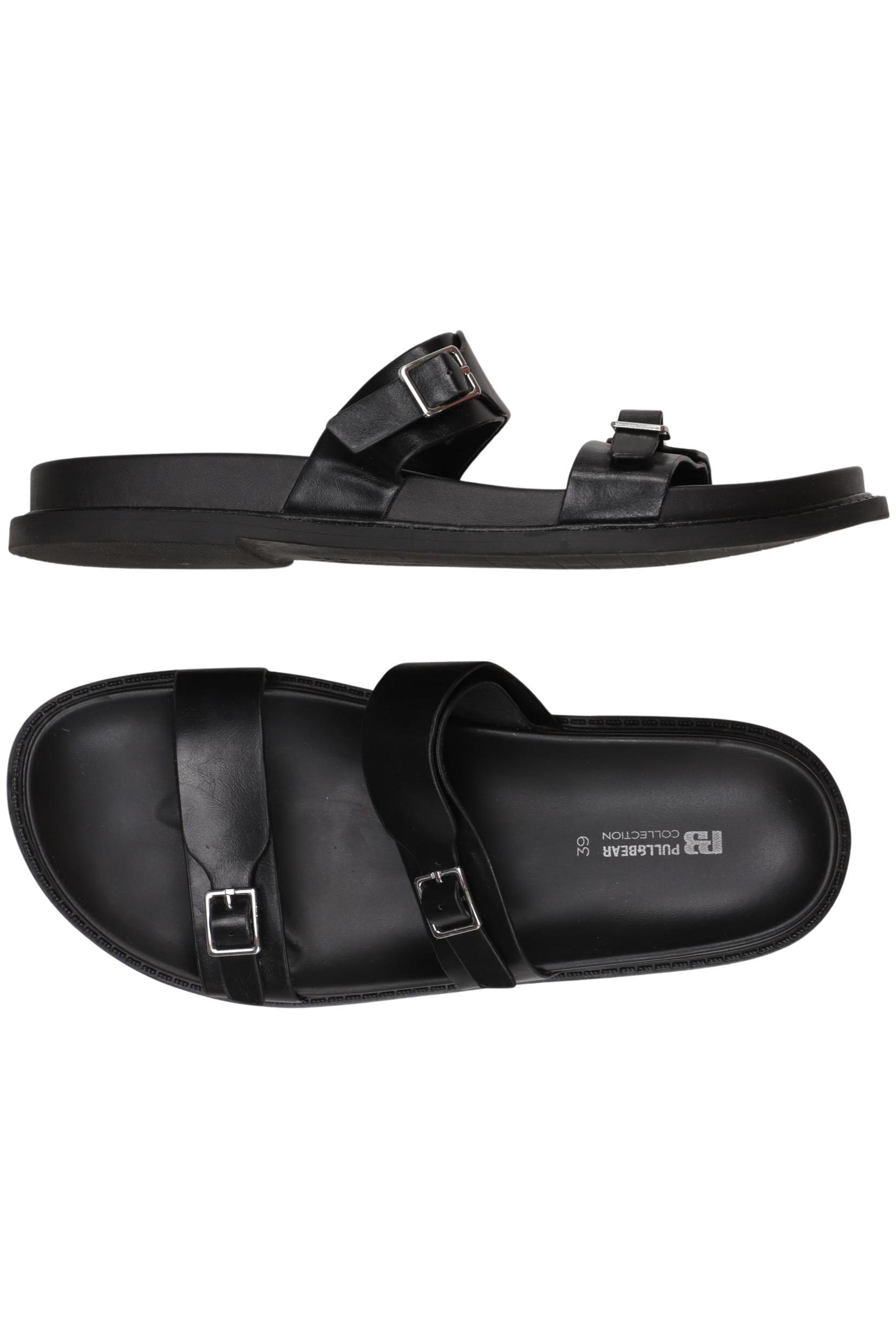 

Pull & Bear Damen Sandale, schwarz, Gr. 39