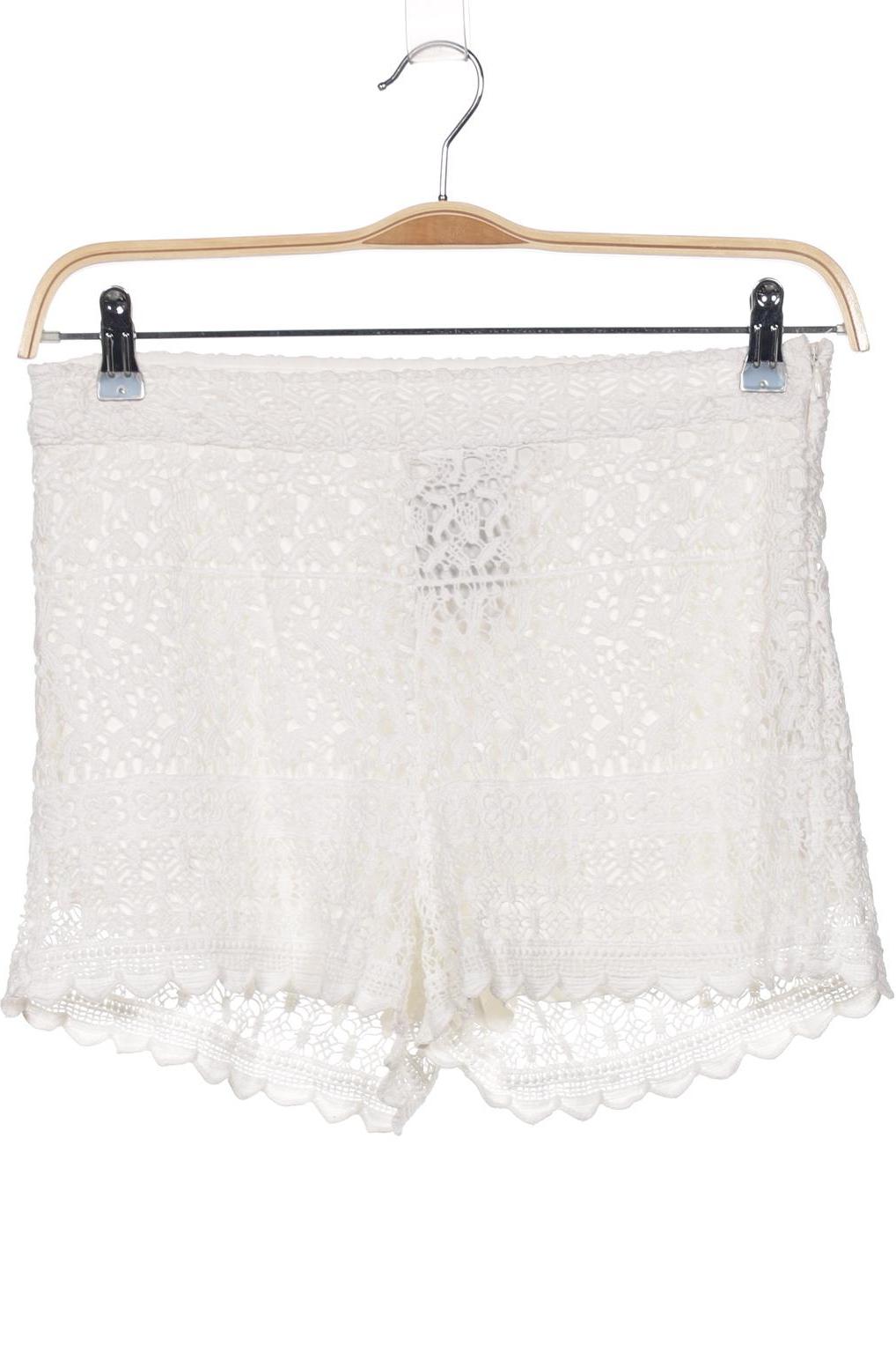 

Pull & Bear Damen Shorts, weiß, Gr. 42