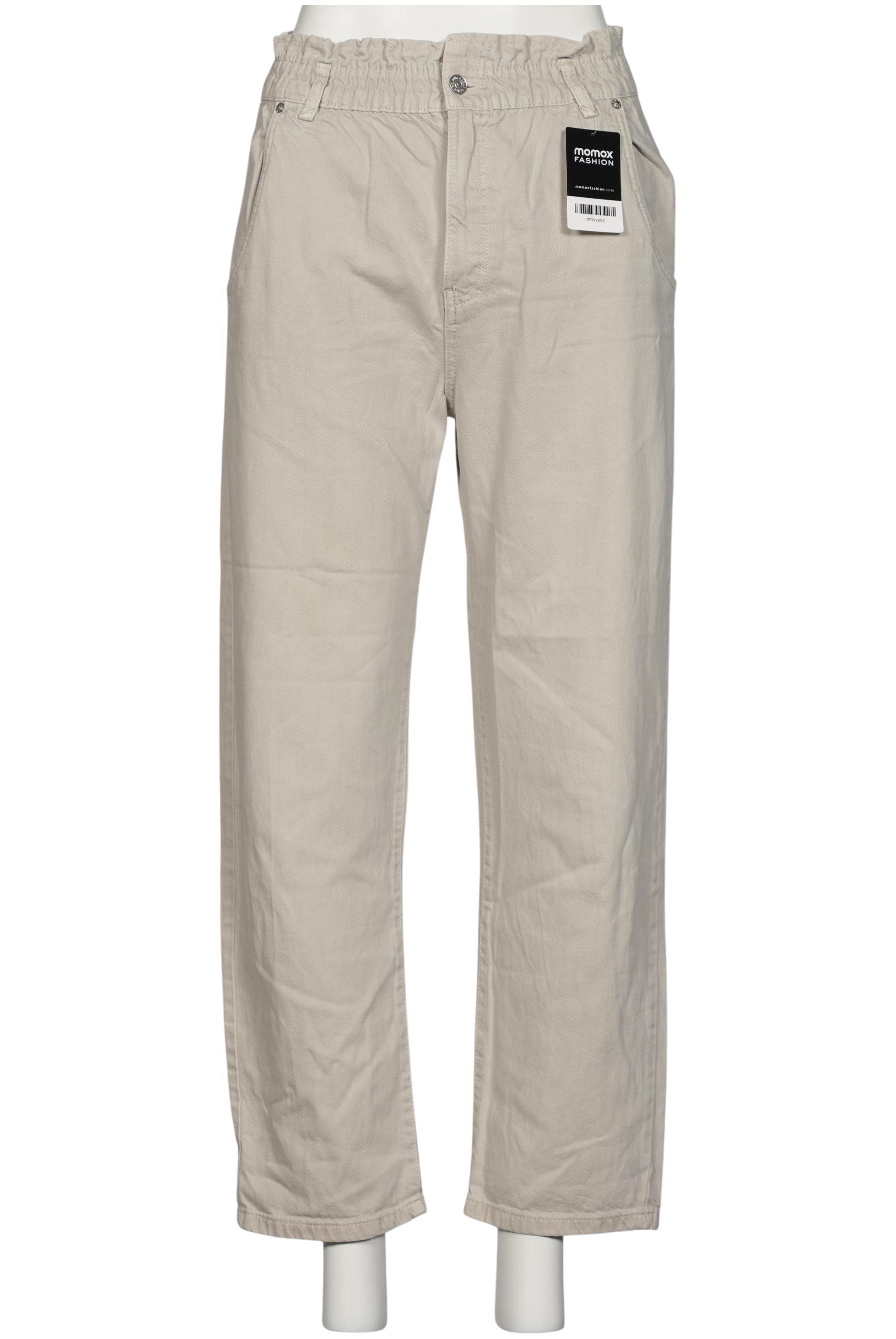 

Pull & Bear Damen Jeans, beige, Gr. 0