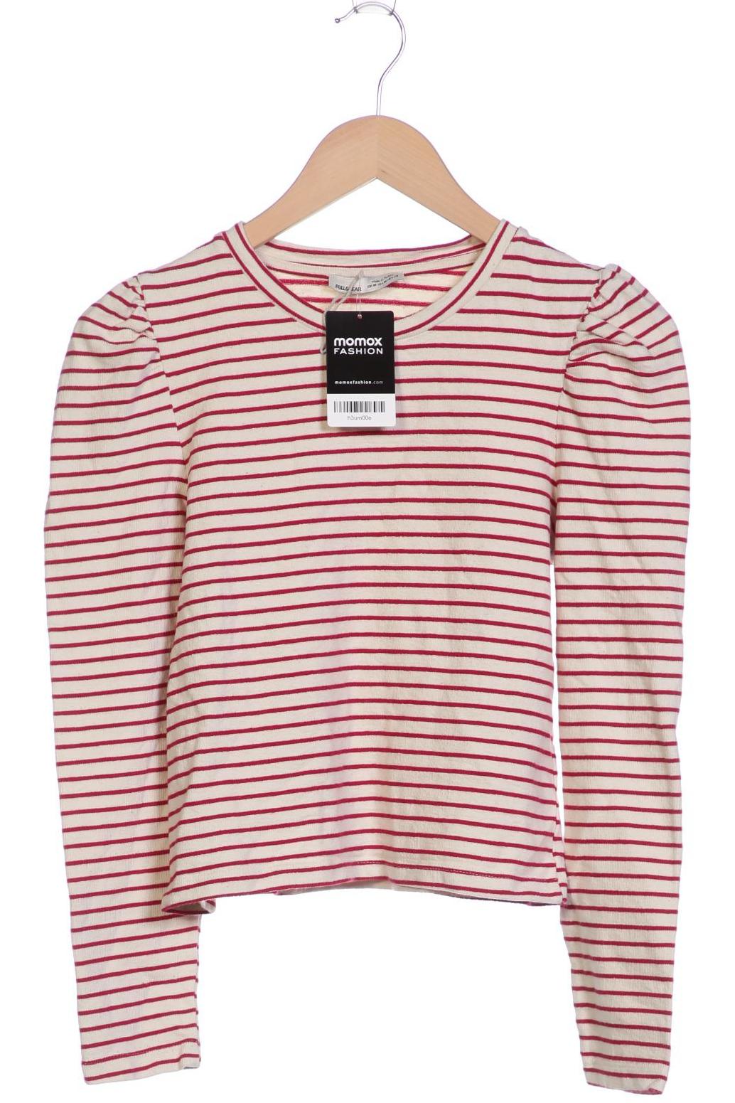 

Pull & Bear Damen Langarmshirt, cremeweiß