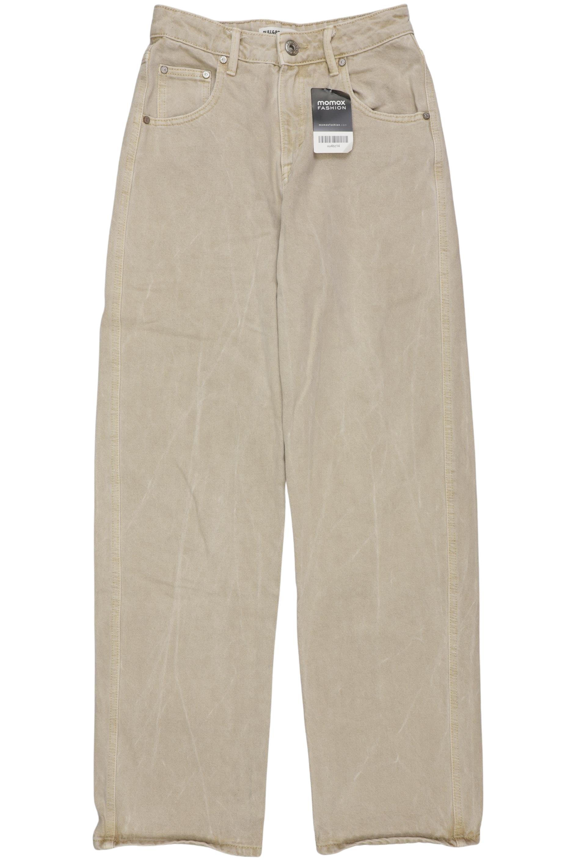 

Pull & Bear Damen Jeans, beige, Gr. 34