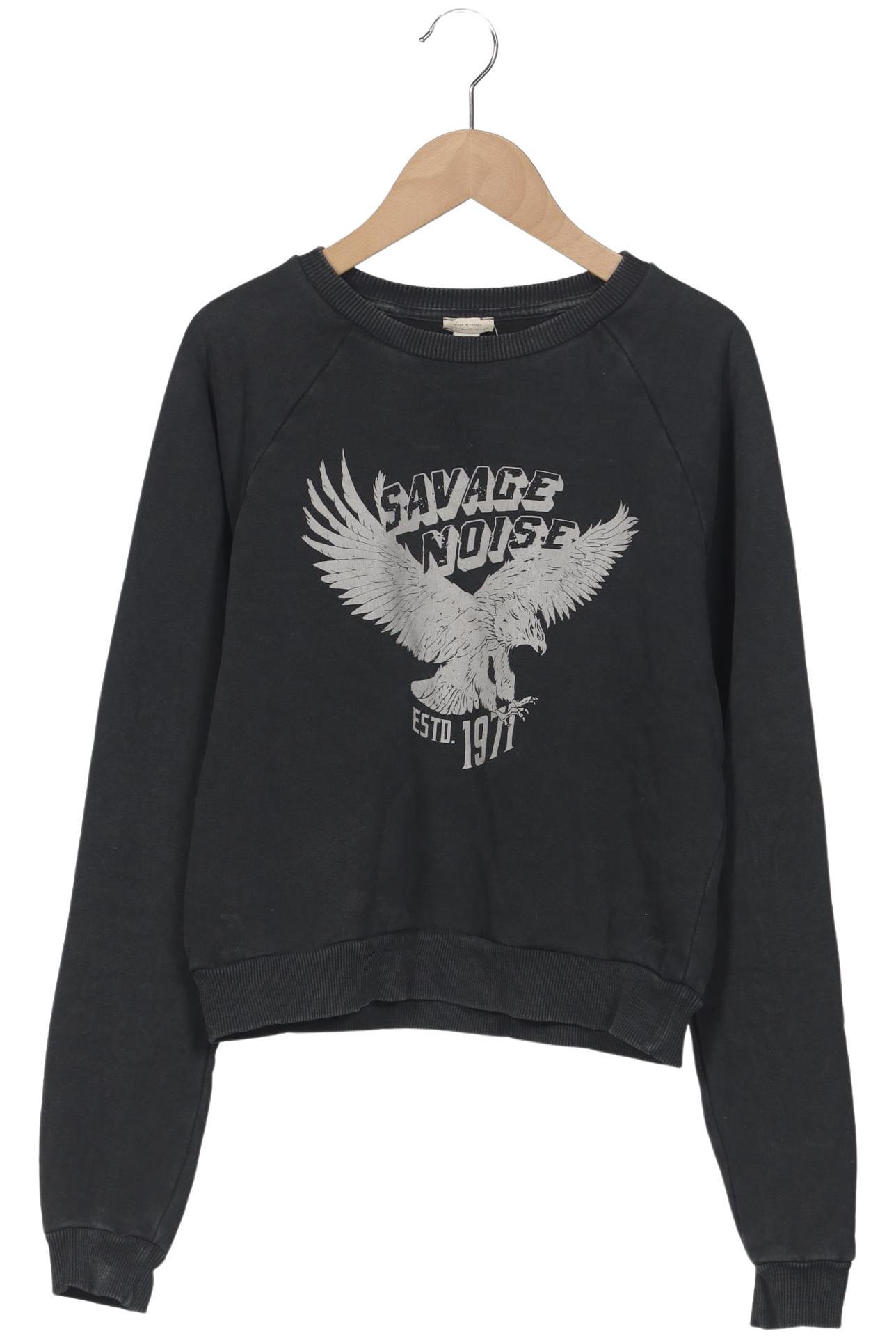 

Pull & Bear Damen Sweatshirt, grau, Gr. 36