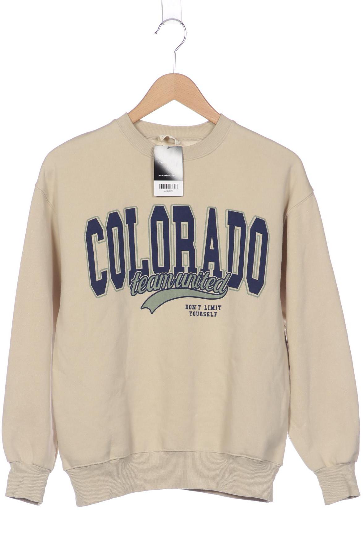 

Pull & Bear Damen Sweatshirt, beige, Gr. 34