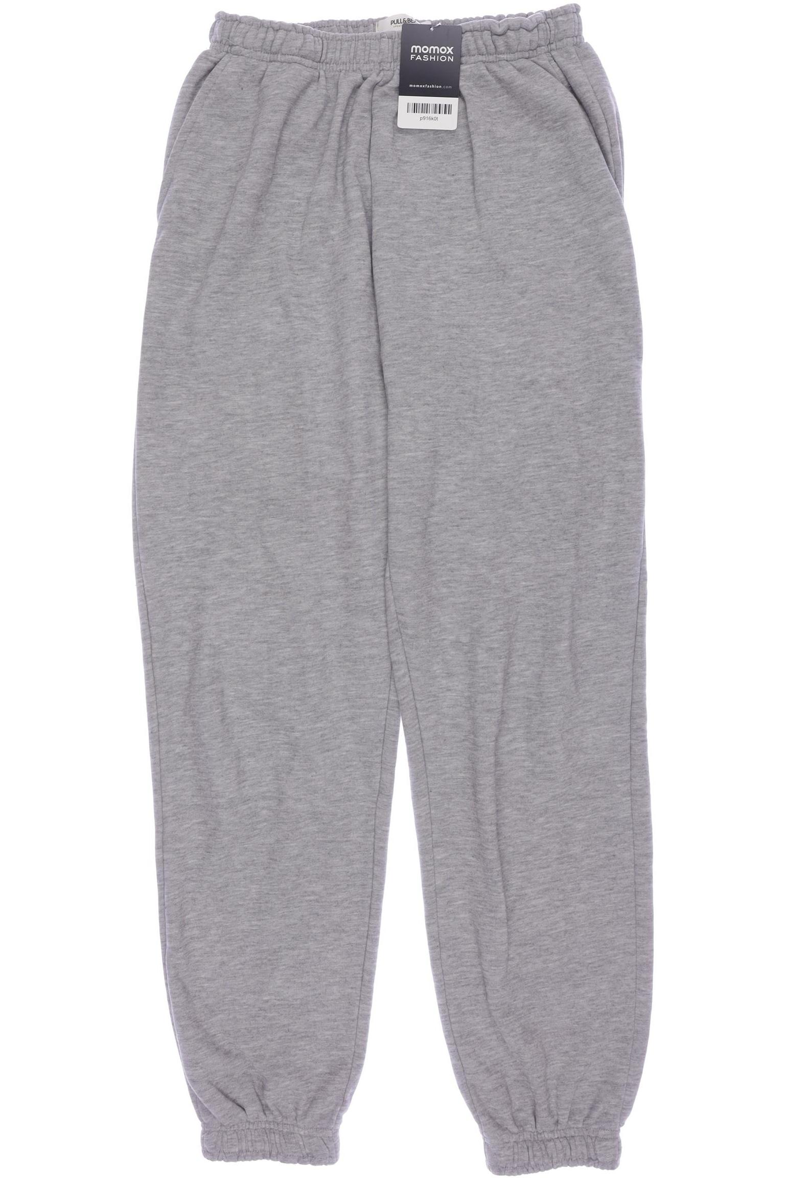 

Pull & Bear Damen Stoffhose, grau, Gr. 0