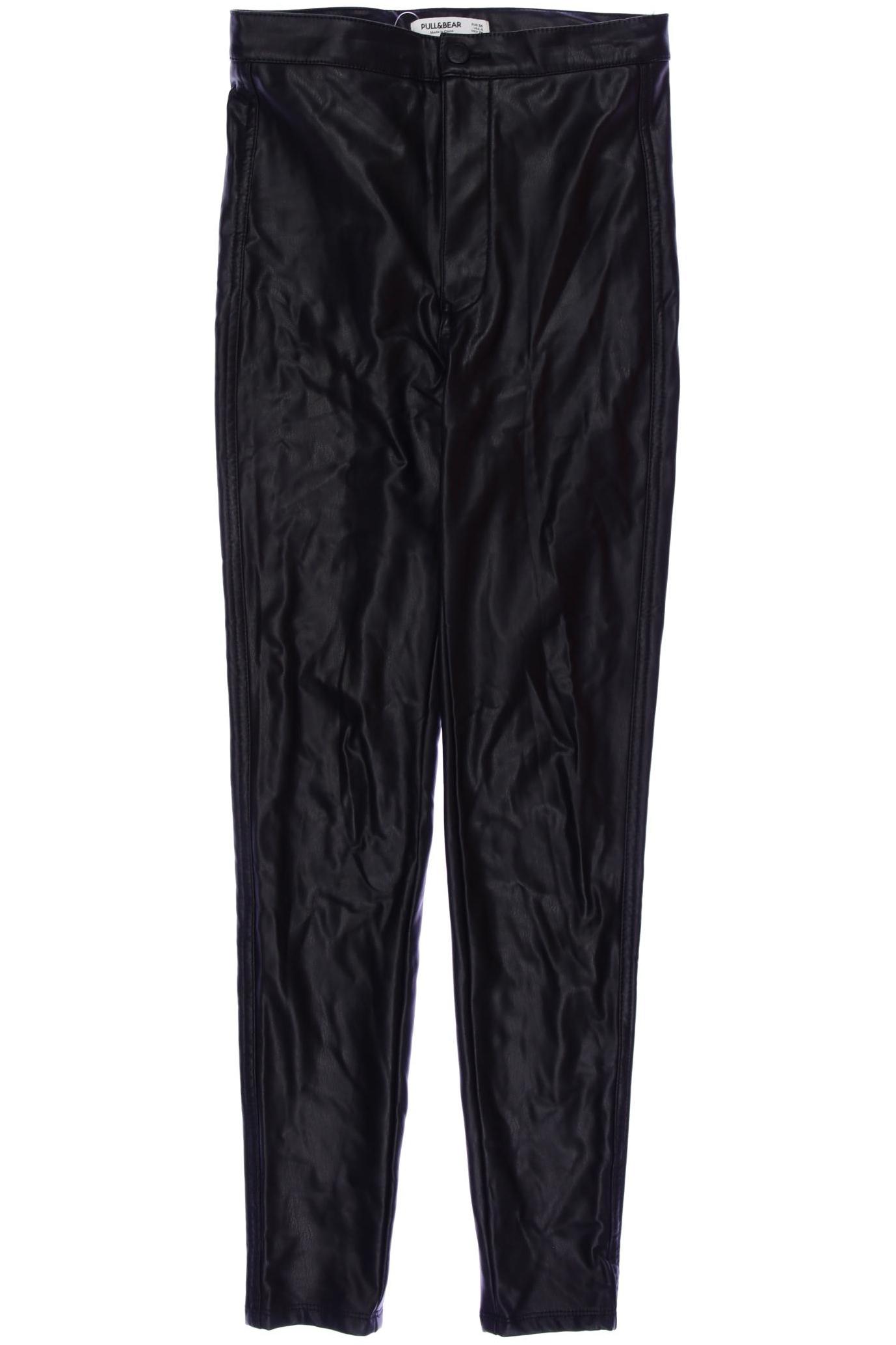 

Pull & Bear Damen Stoffhose, schwarz, Gr. 36