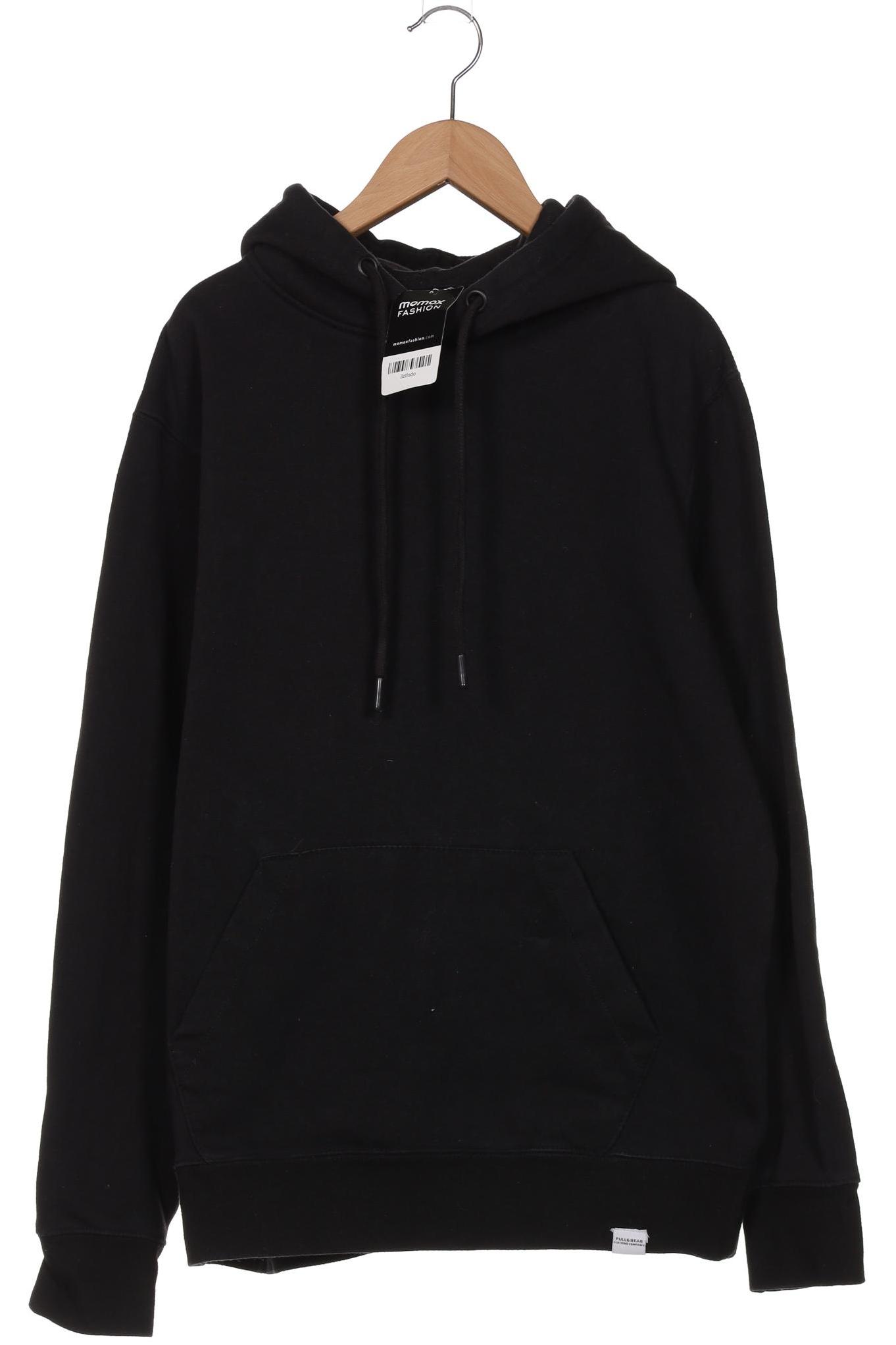 

Pull & Bear Damen Kapuzenpullover, schwarz, Gr. 38