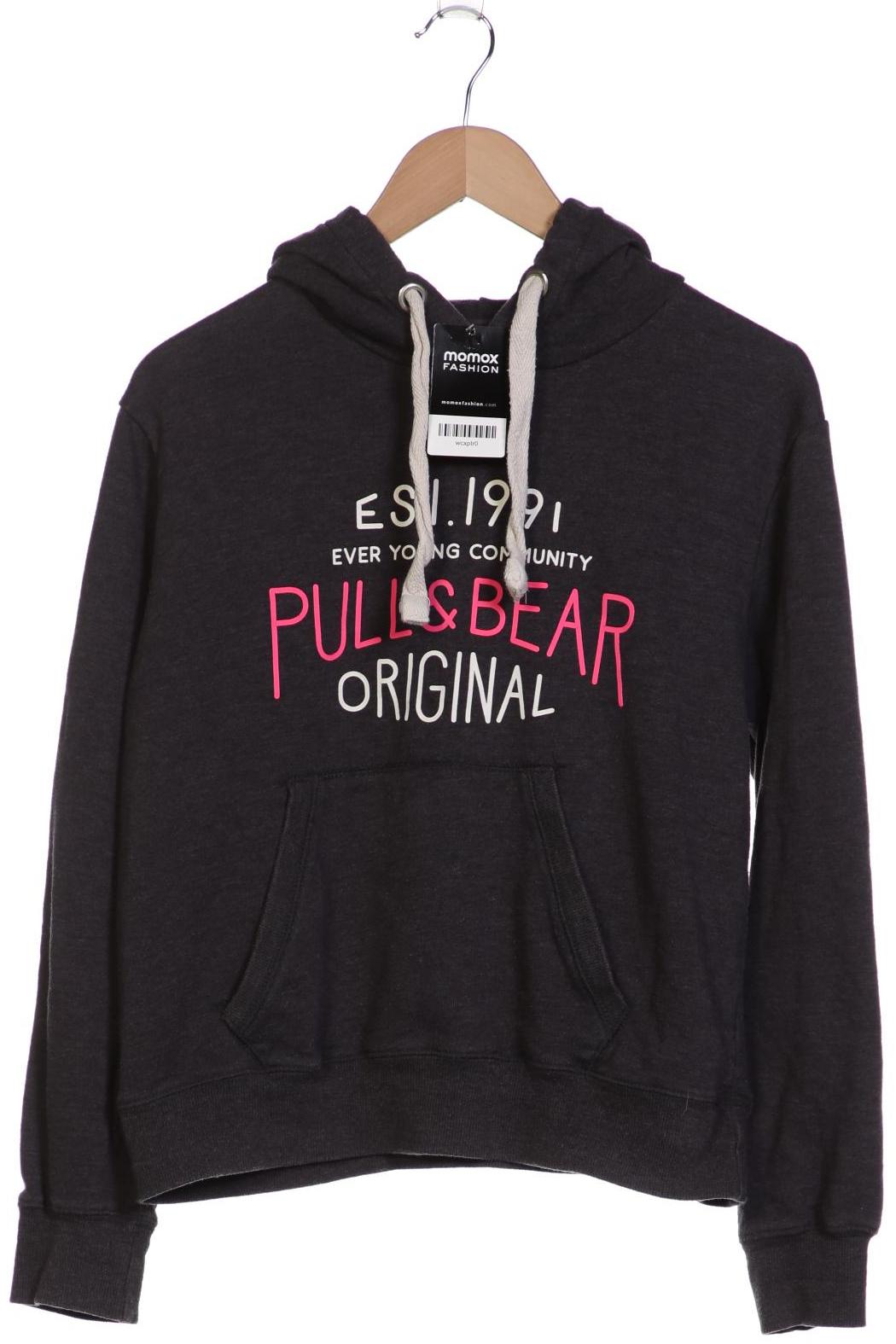 

Pull & Bear Damen Kapuzenpullover, grau, Gr. 38