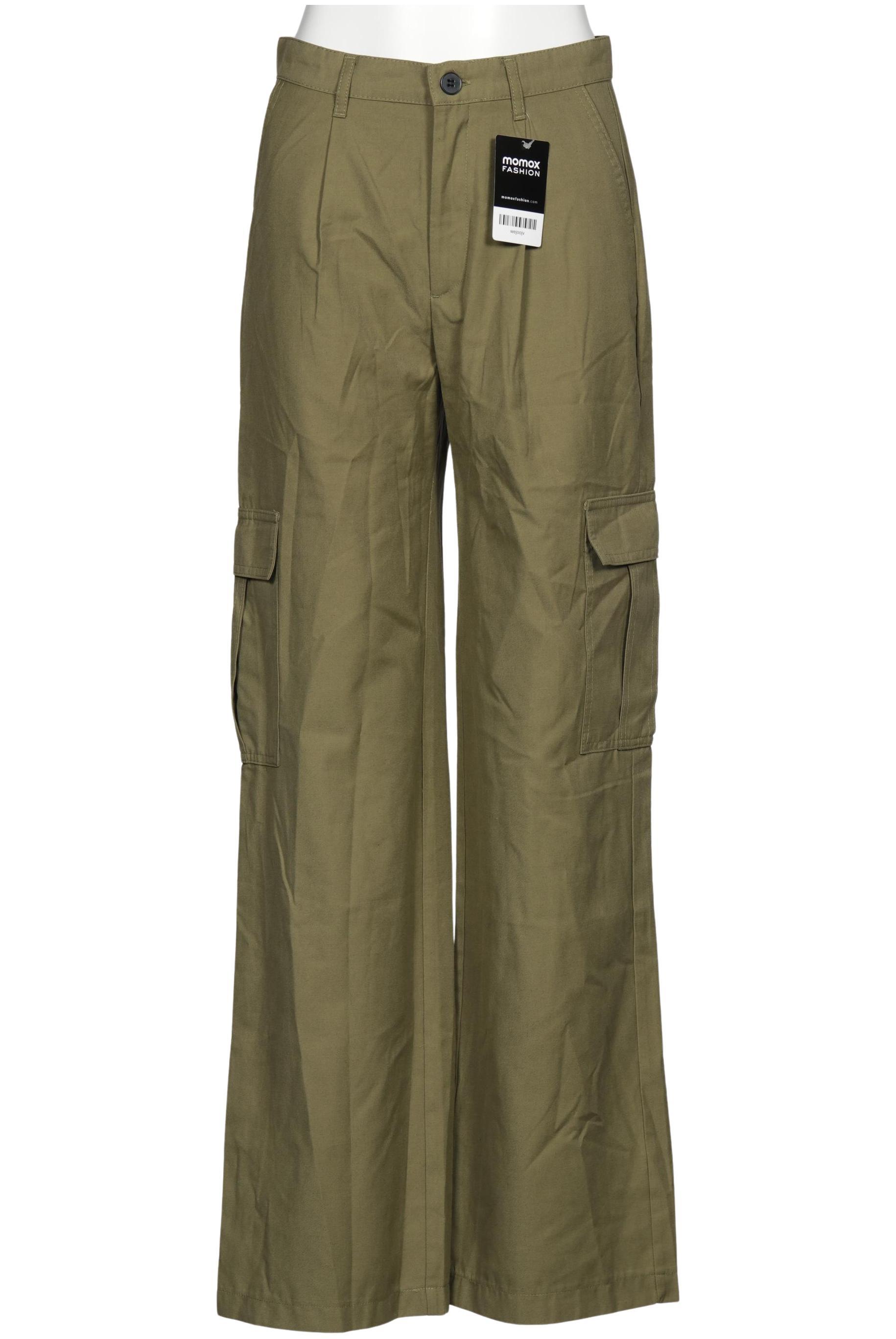 Thumbnail - Pull &amp; Bear Damen Stoffhose, hellgrün, Gr. 0