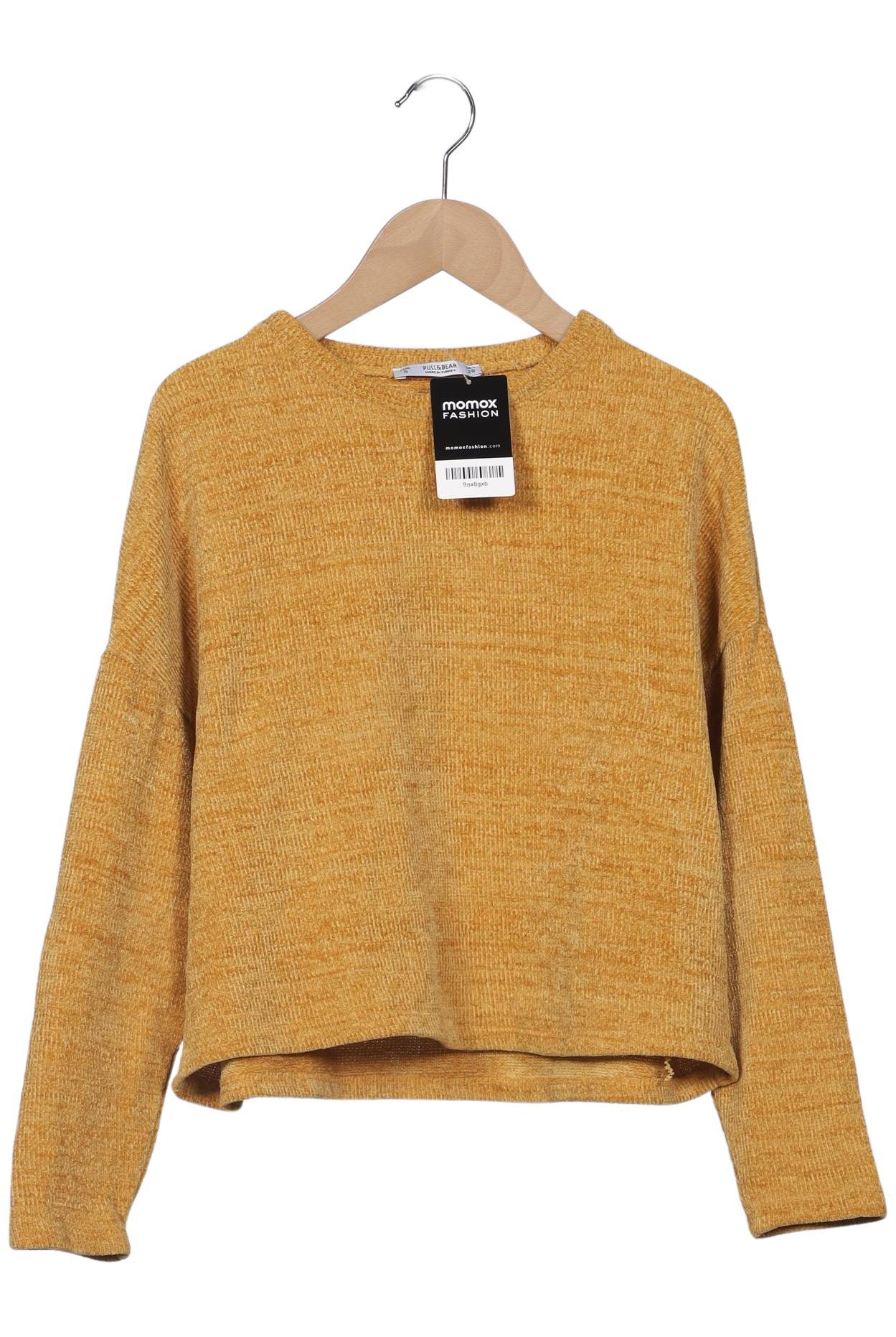 

Pull & Bear Damen Sweatshirt, gelb, Gr. 36