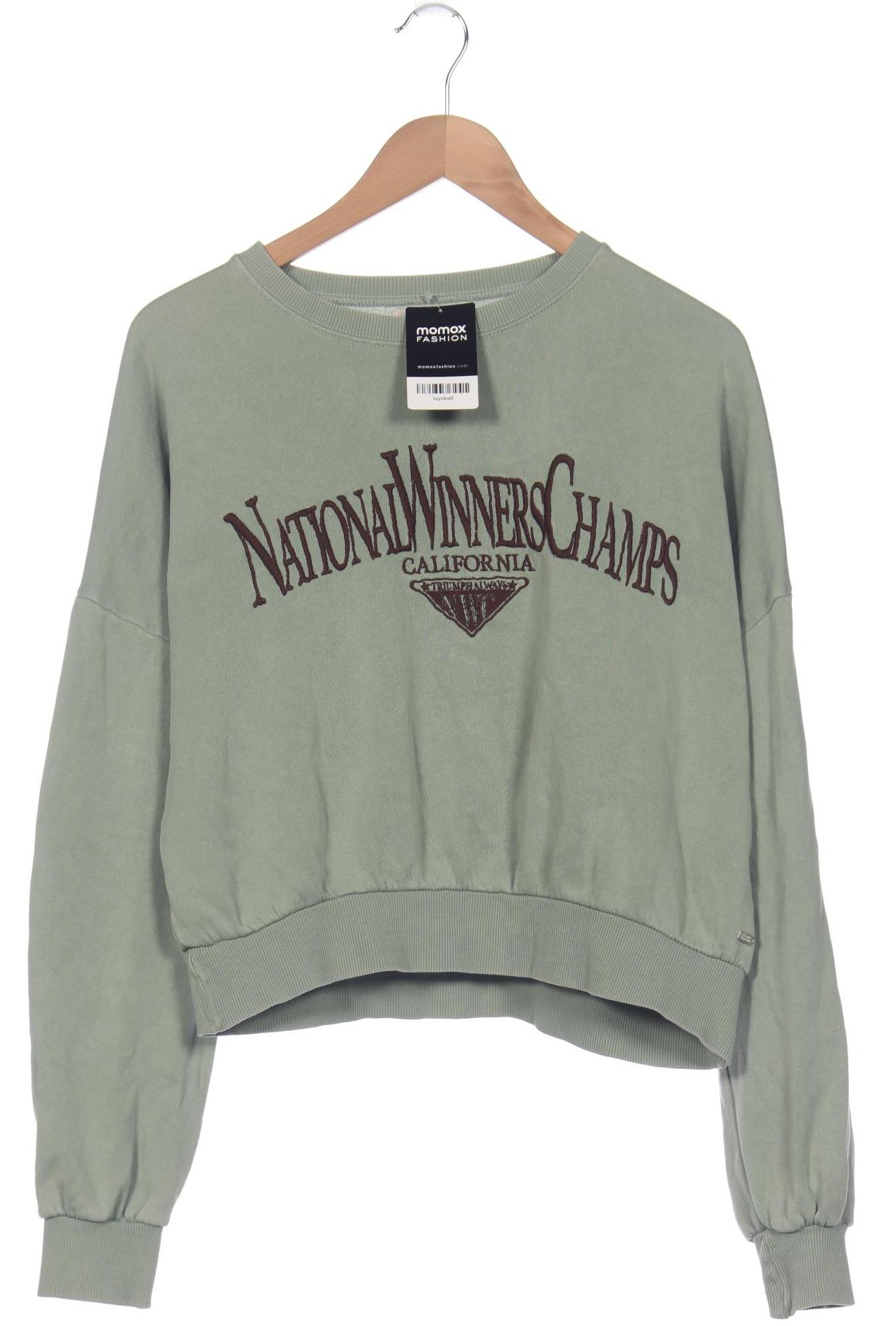 

Pull & Bear Damen Sweatshirt, grün, Gr. 38
