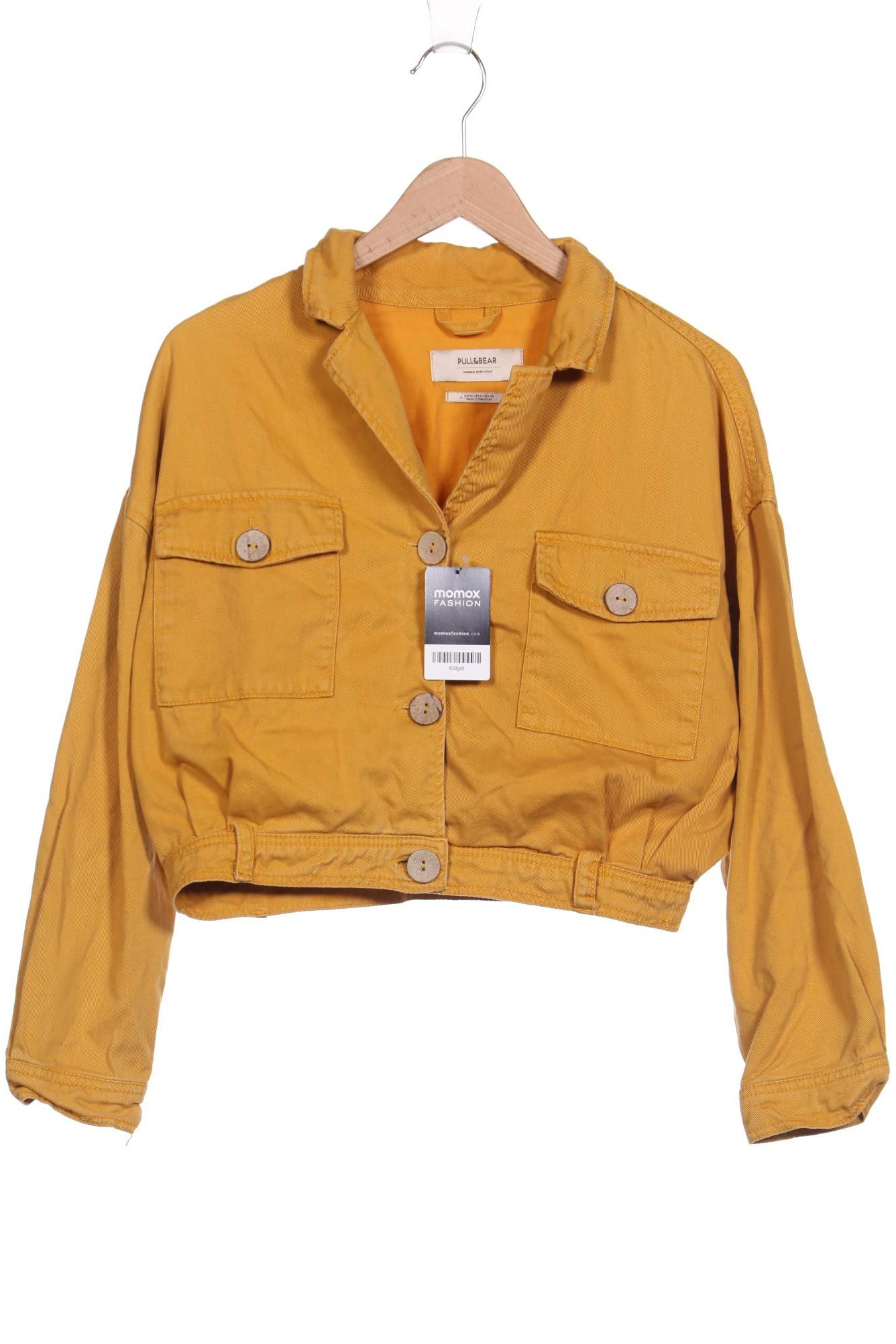 

Pull & Bear Damen Jacke, gelb, Gr. 38