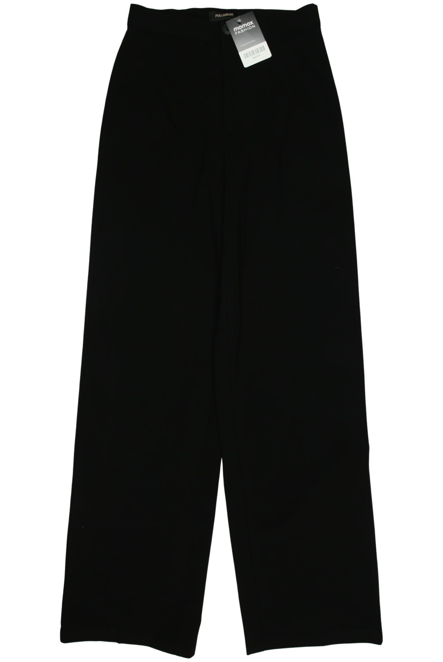

Pull & Bear Damen Stoffhose, schwarz, Gr. 0