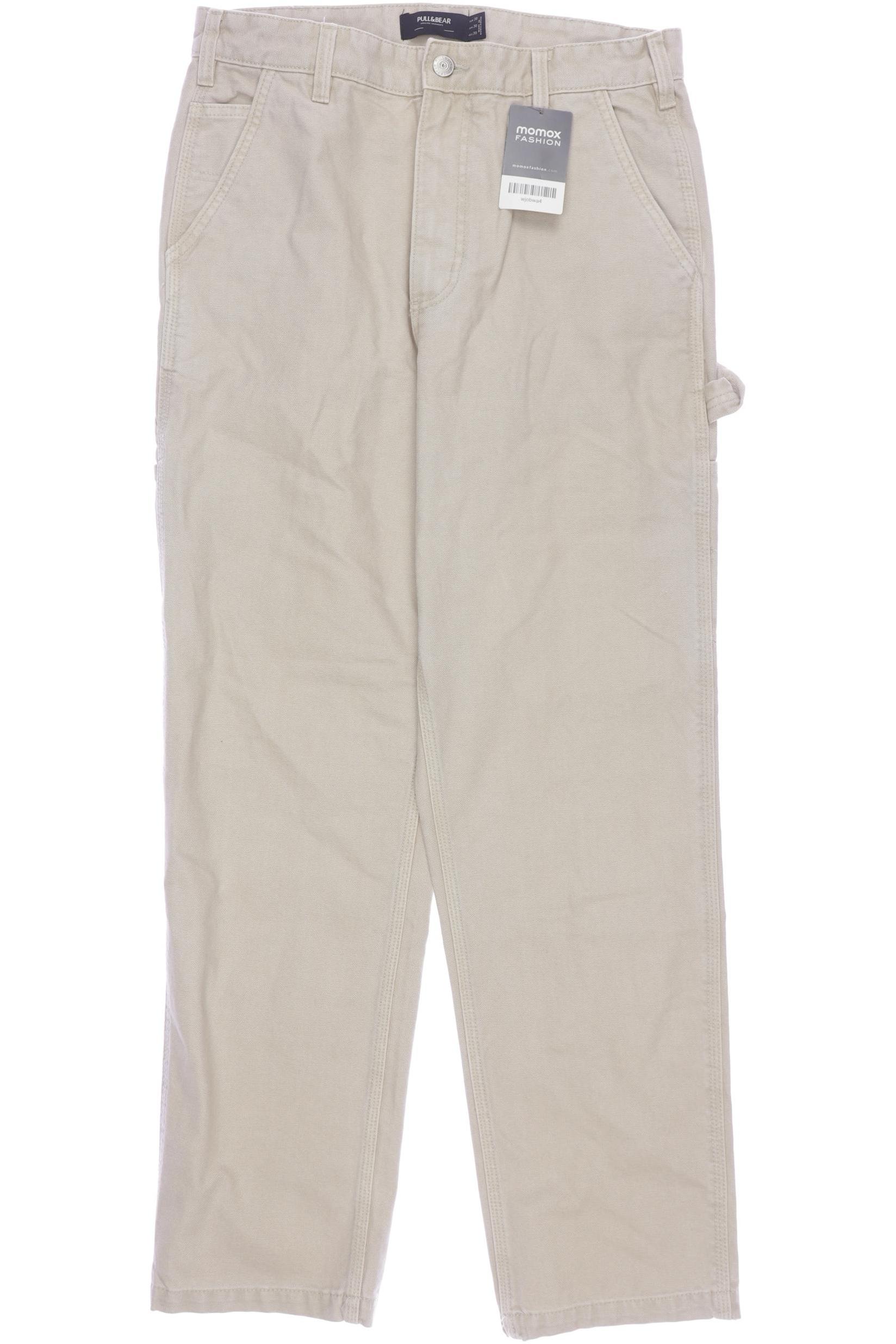 

Pull & Bear Damen Stoffhose, beige, Gr. 30