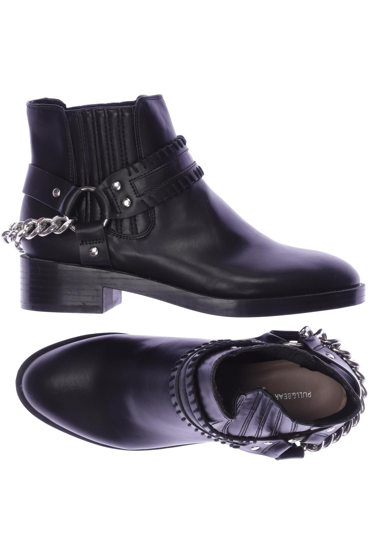 

Pull & Bear Damen Stiefelette, schwarz, Gr. 35