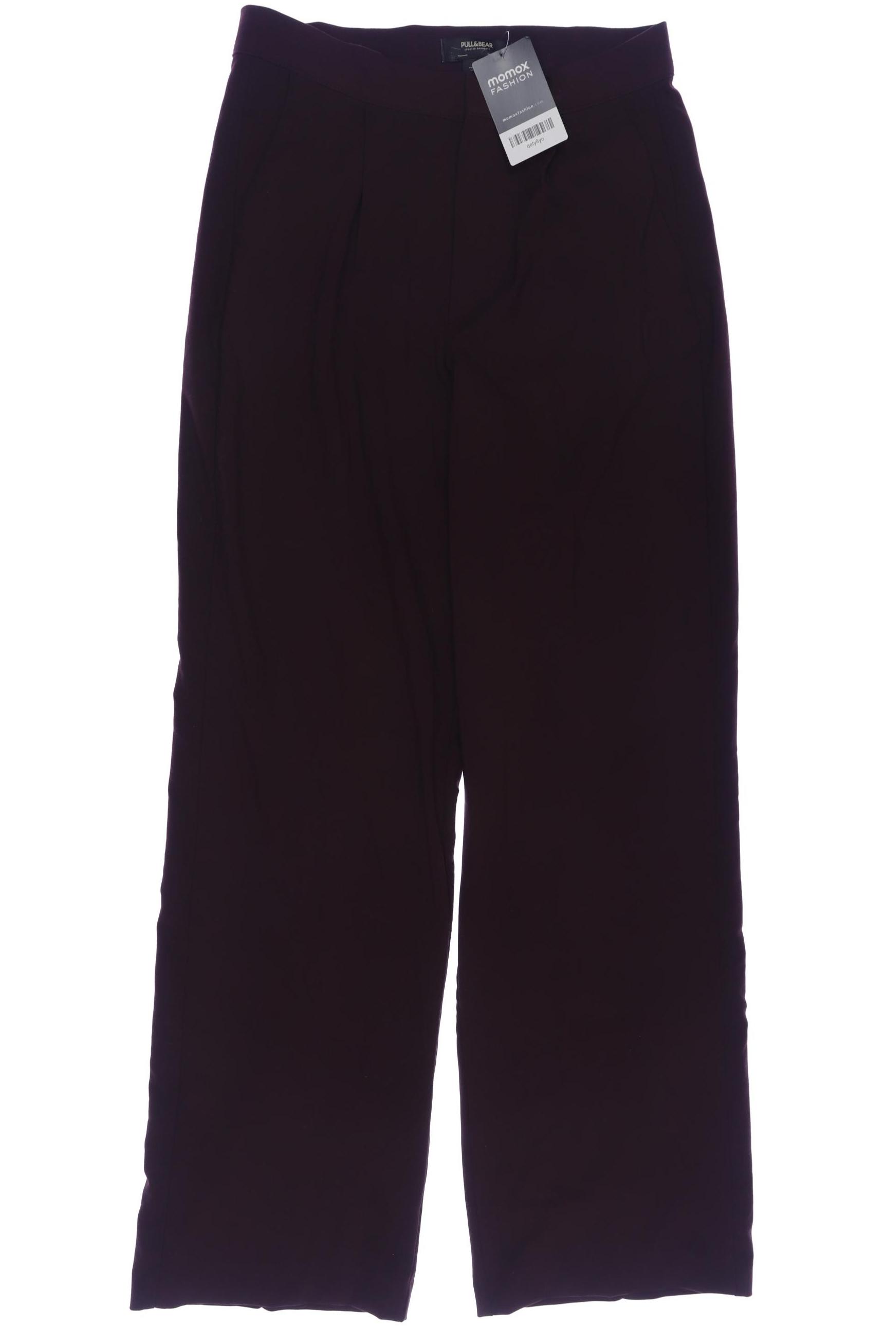 

Pull & Bear Damen Stoffhose, bordeaux, Gr. 0