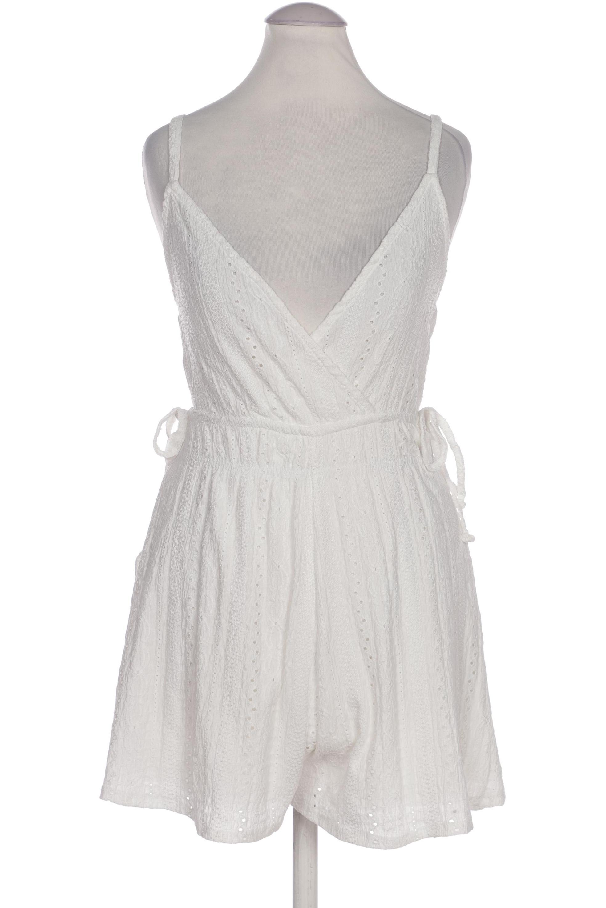 

Pull & Bear Damen Jumpsuit/Overall, weiß, Gr. 34