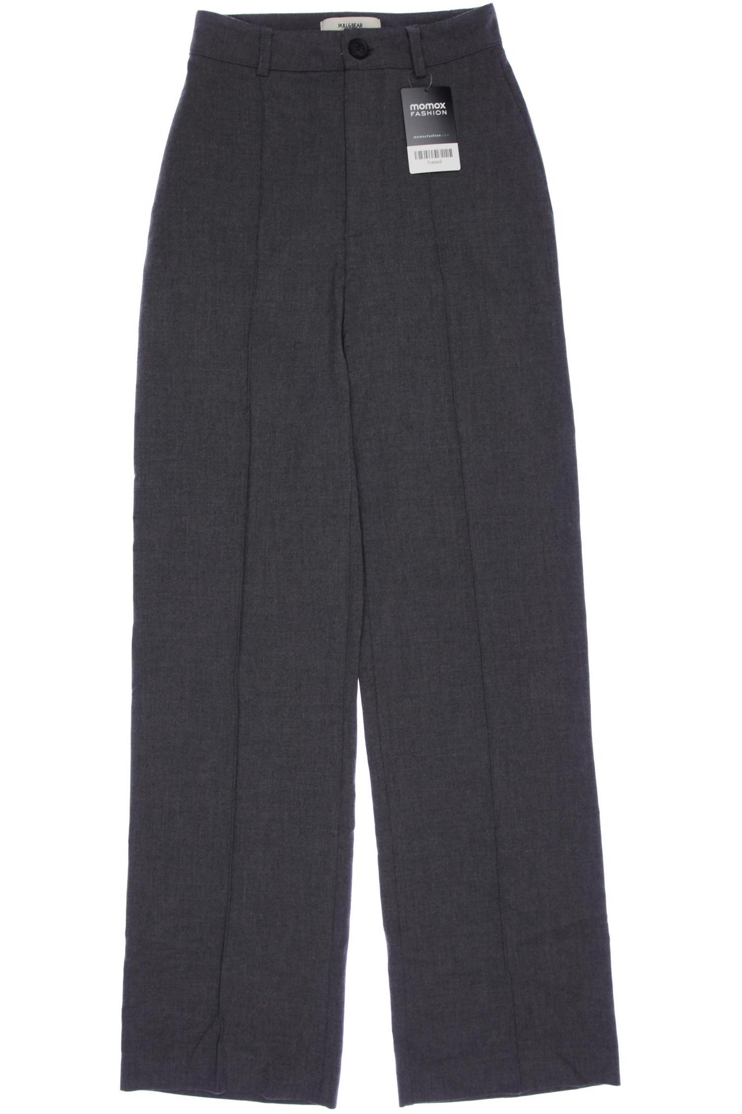

Pull & Bear Damen Stoffhose, grau, Gr. 0