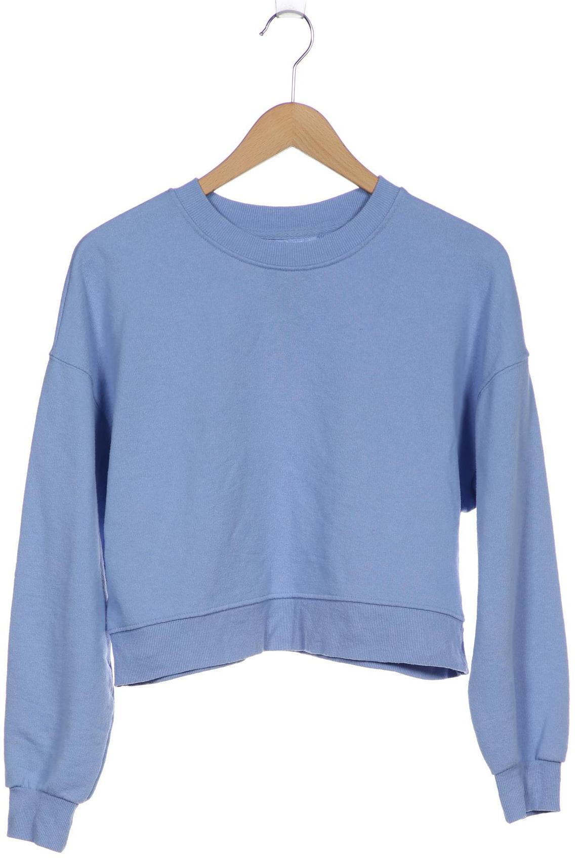 

Pull & Bear Damen Sweatshirt, blau, Gr. 36