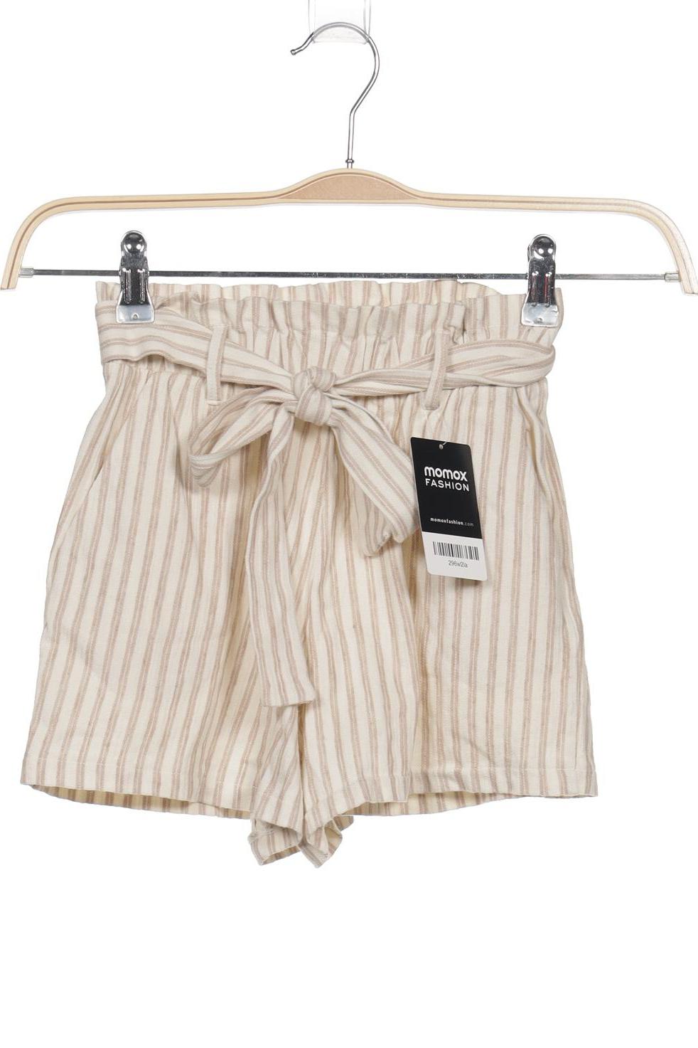 

Pull & Bear Damen Shorts, cremeweiß, Gr. 34