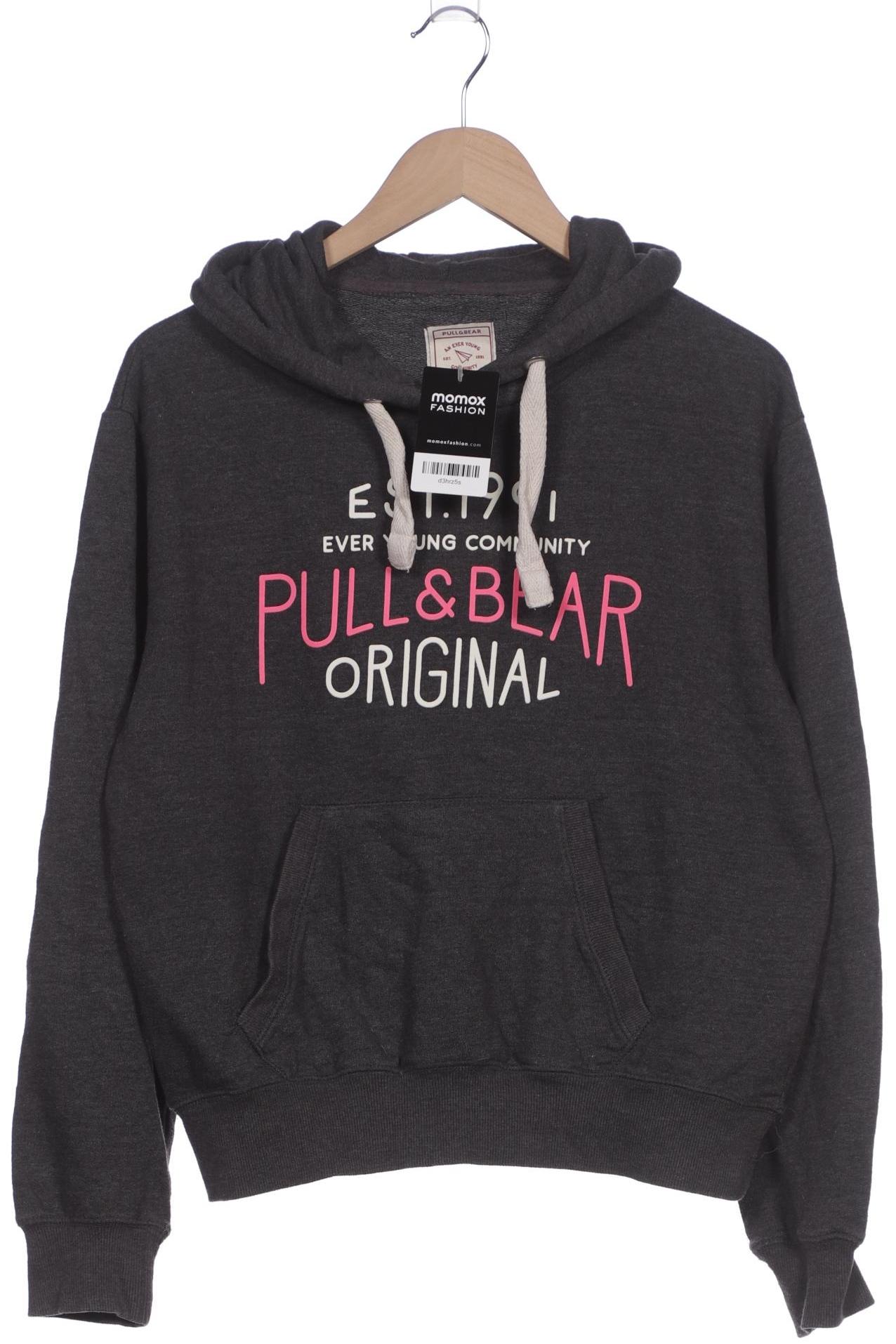 

Pull & Bear Damen Kapuzenpullover, grau, Gr. 38