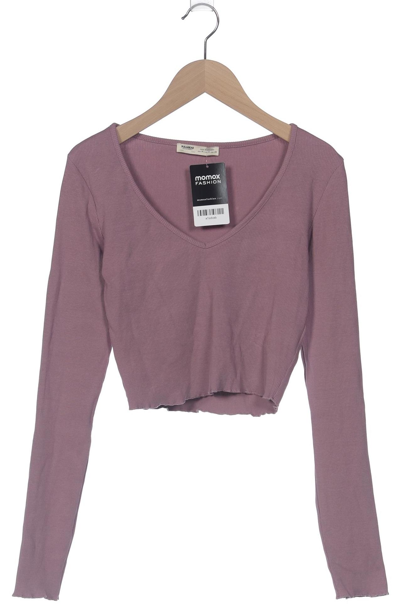

Pull & Bear Damen Langarmshirt, pink, Gr. 38