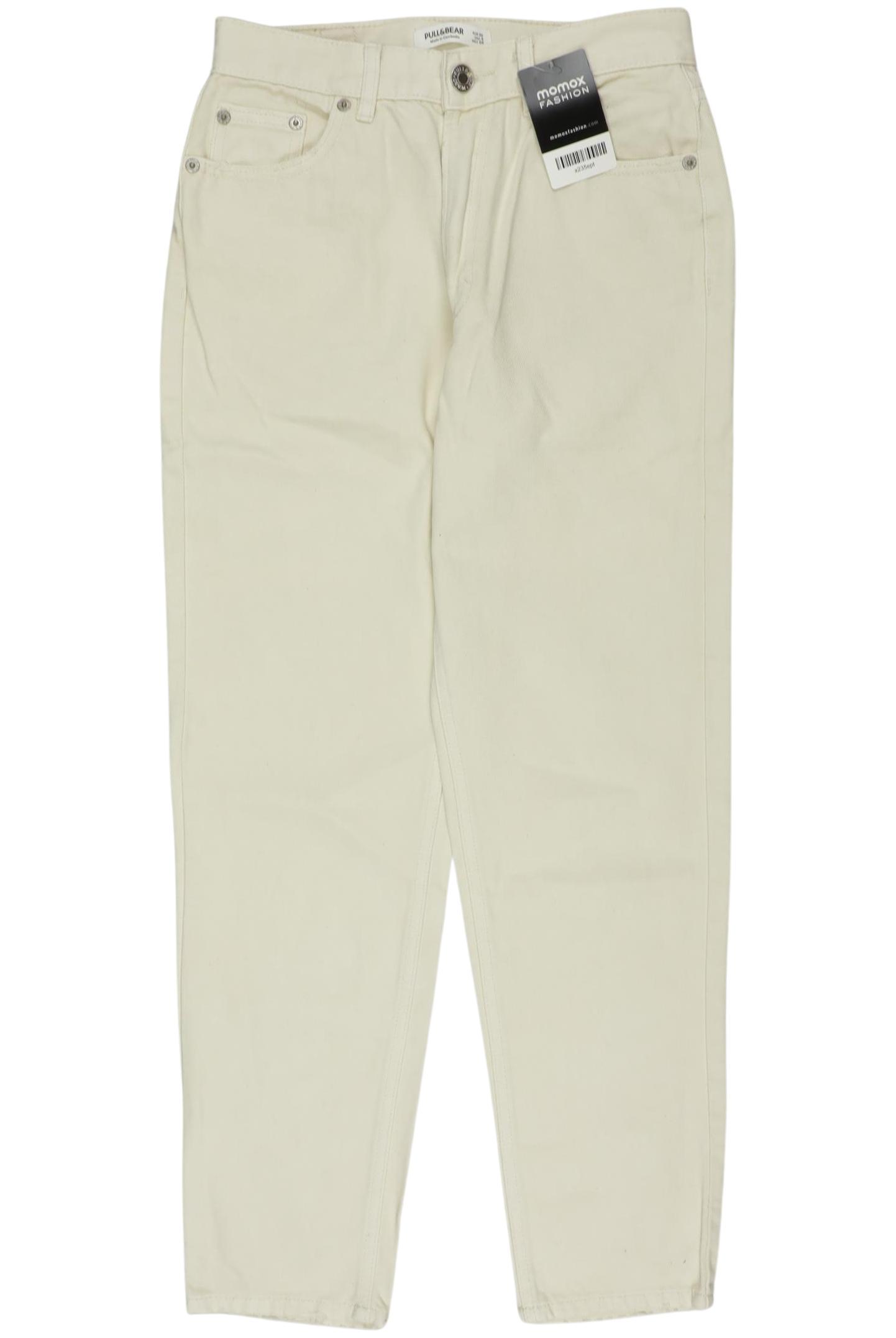 

Pull & Bear Damen Jeans, cremeweiß, Gr. 36