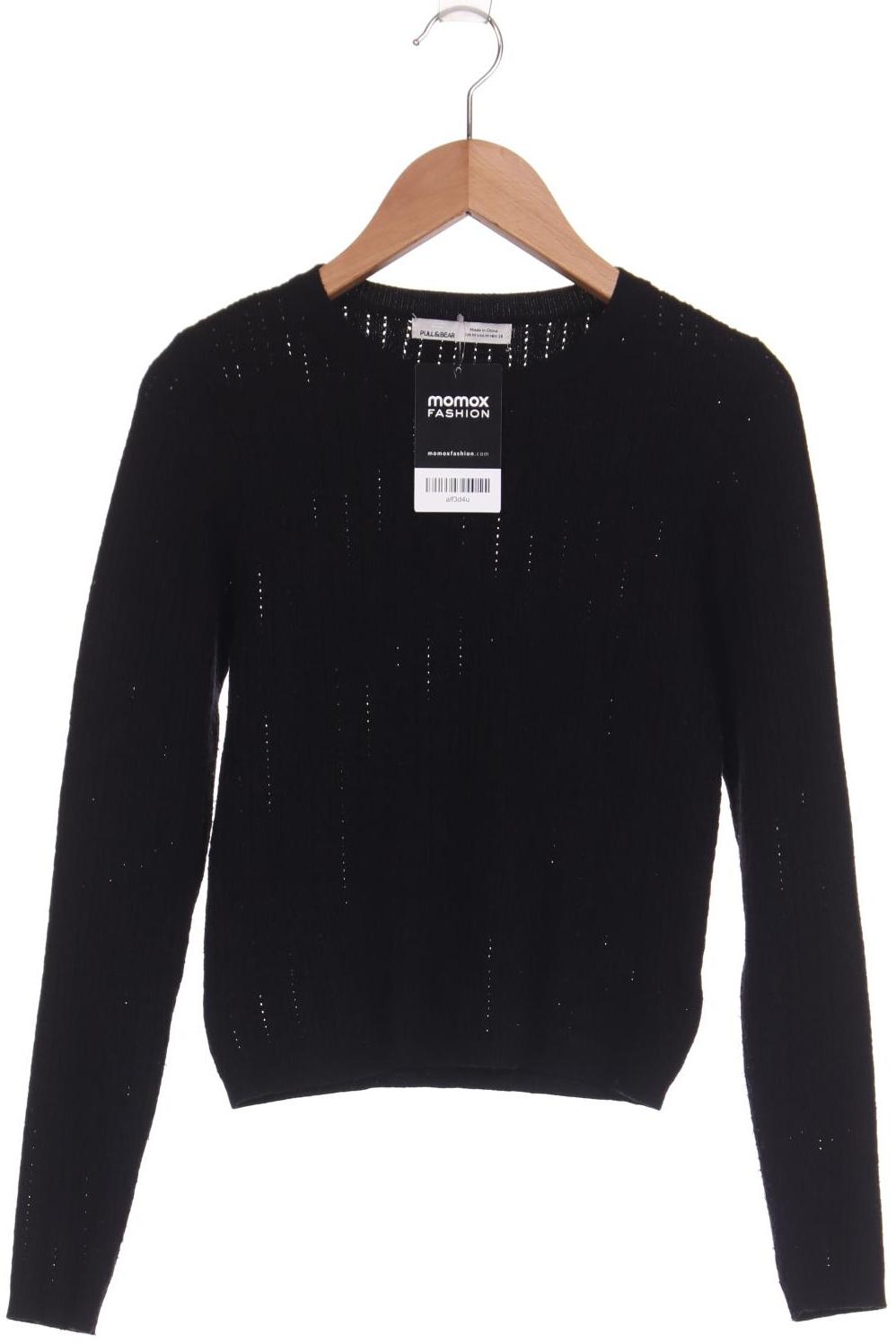 

Pull & Bear Damen Pullover, schwarz, Gr. 38