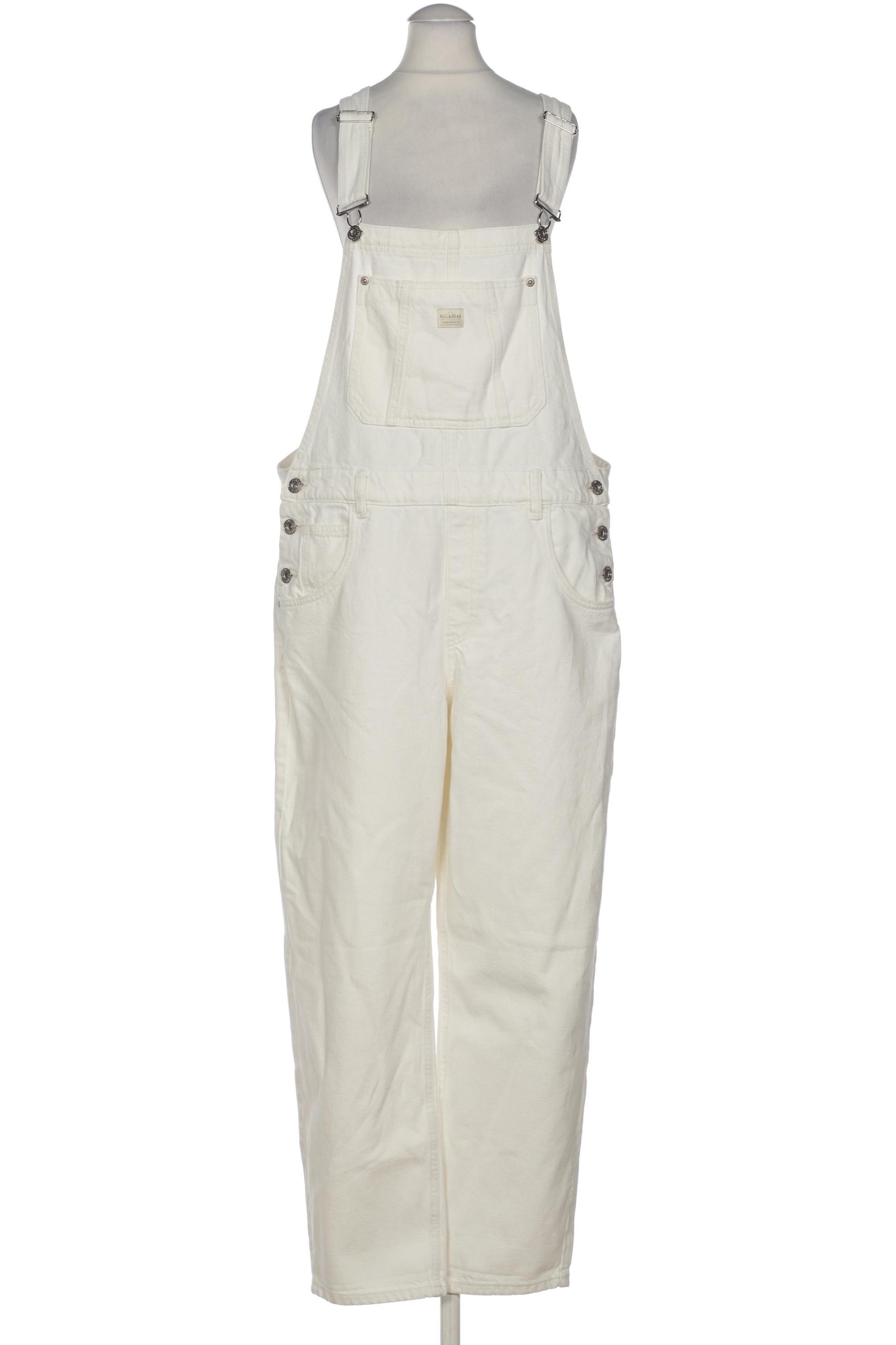 

Pull & Bear Damen Jumpsuit/Overall, weiß, Gr. 44