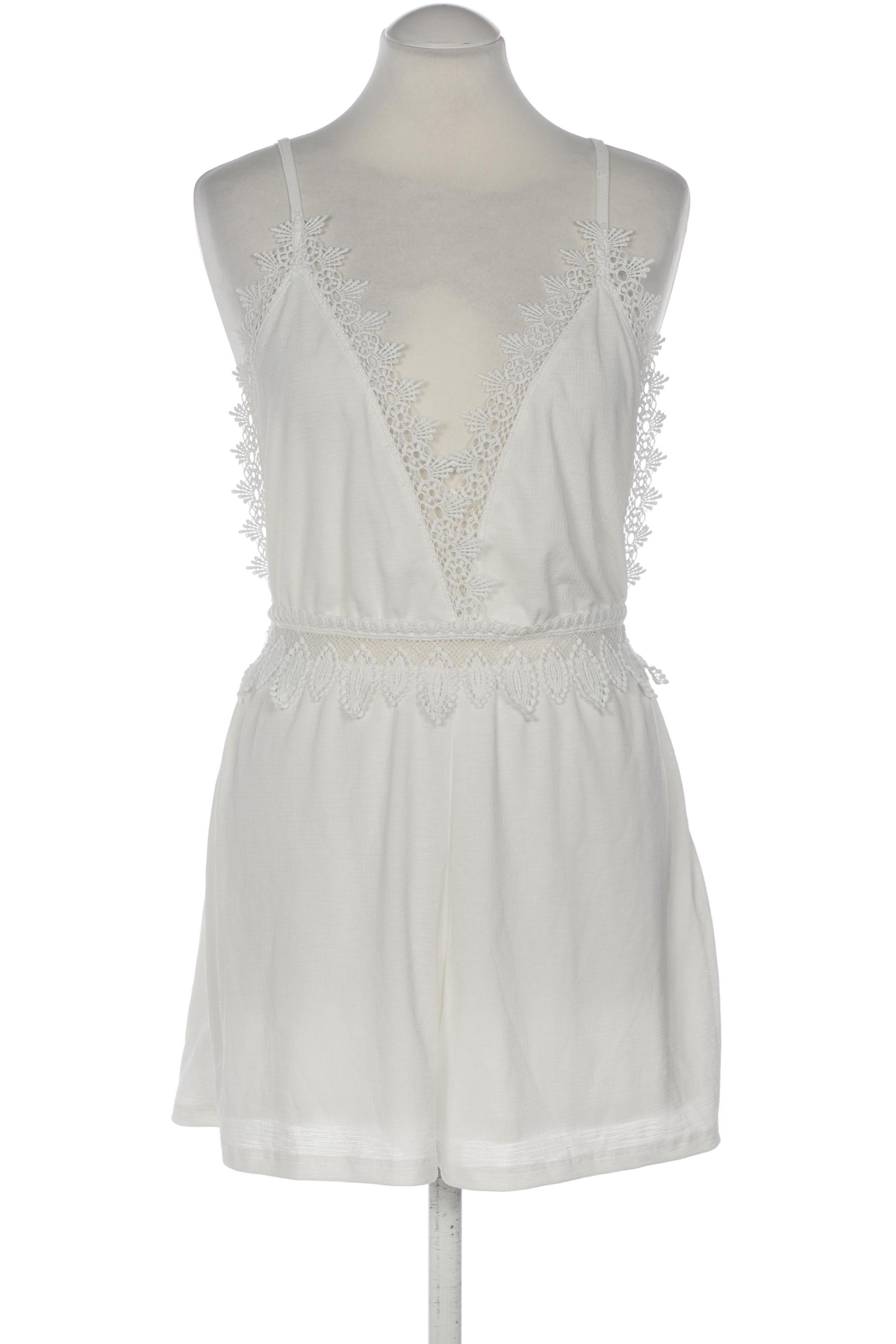 

Pull & Bear Damen Jumpsuit/Overall, weiß, Gr. 42