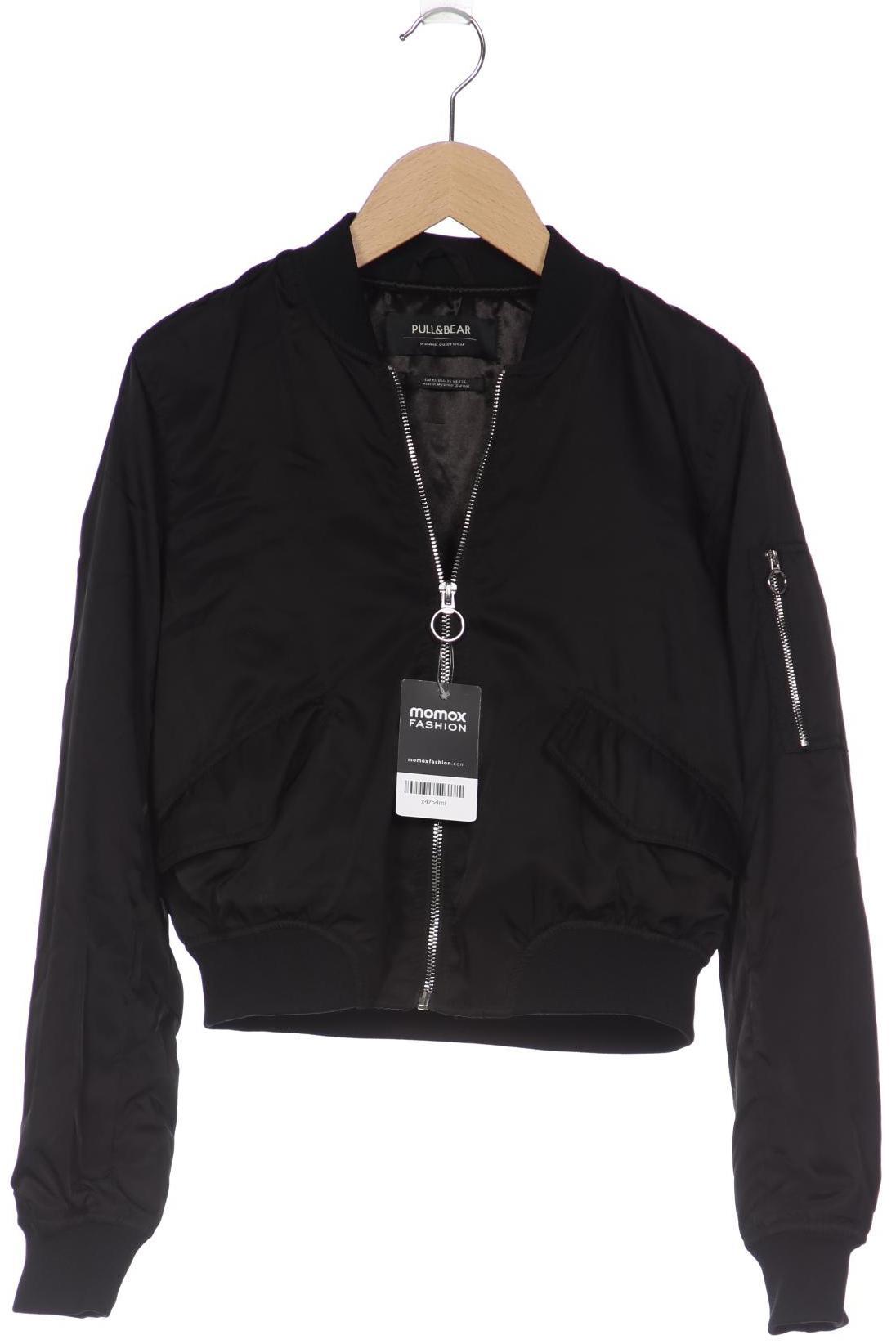 

Pull & Bear Damen Jacke, schwarz, Gr. 34