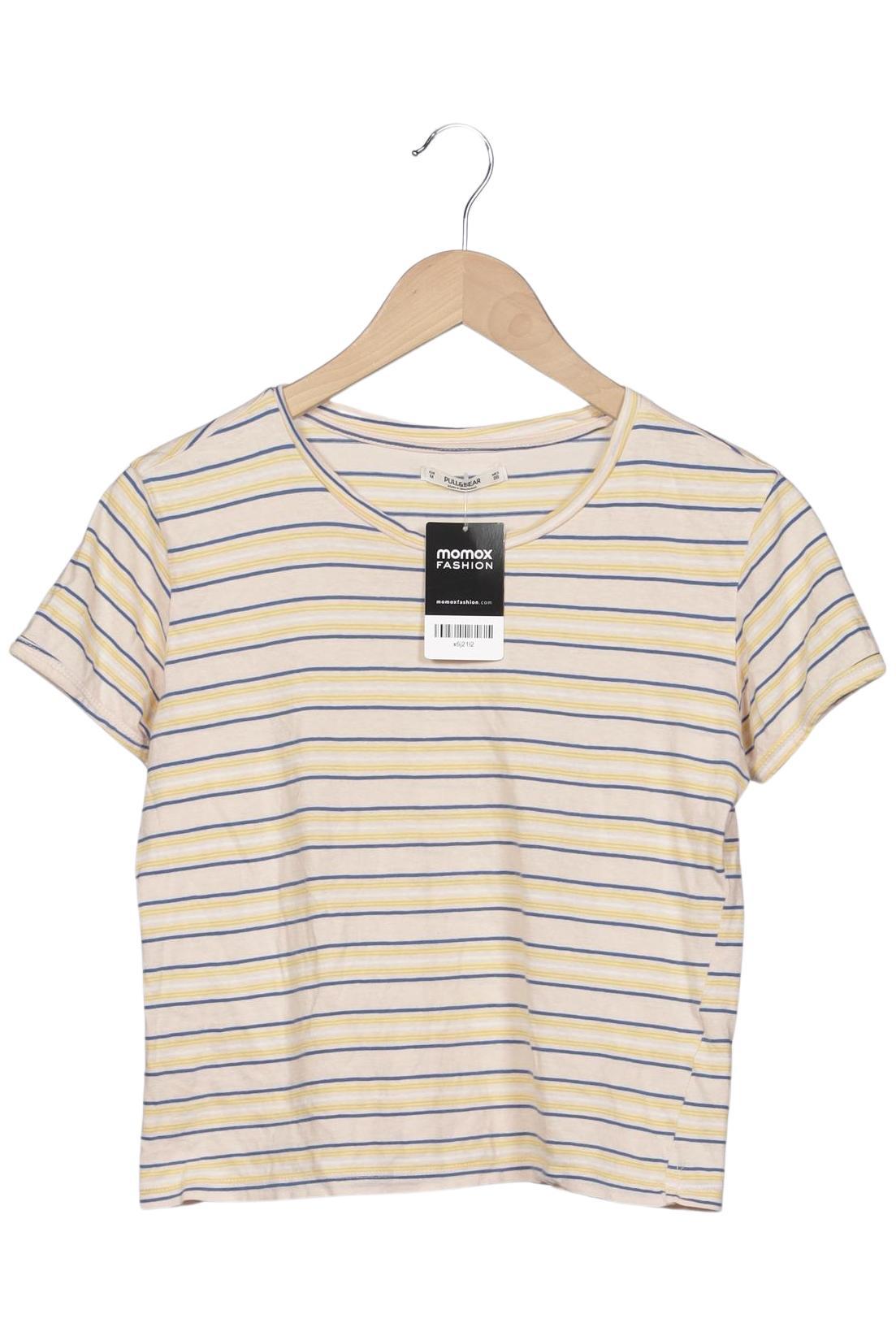 

Pull & Bear Damen T-Shirt, cremeweiß, Gr. 38