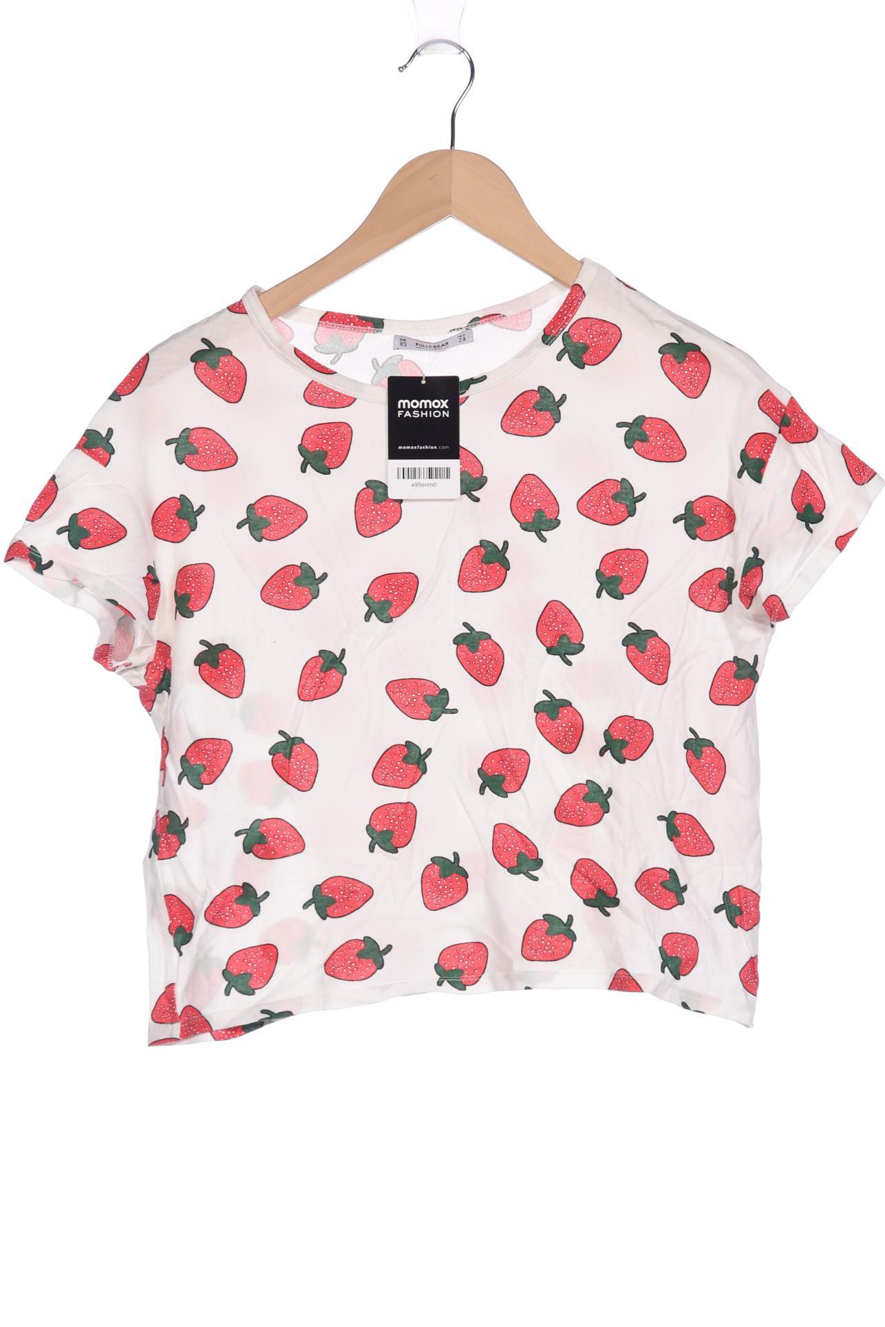 

Pull & Bear Damen T-Shirt, weiß, Gr. 34
