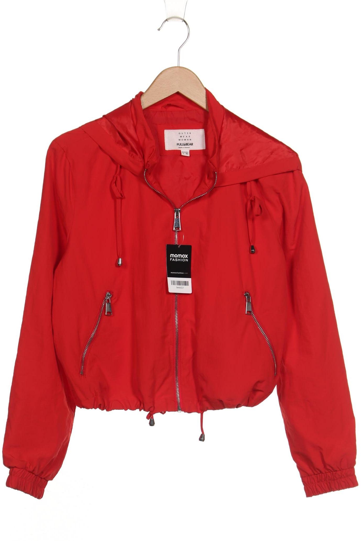 

Pull & Bear Damen Jacke, rot, Gr. 42