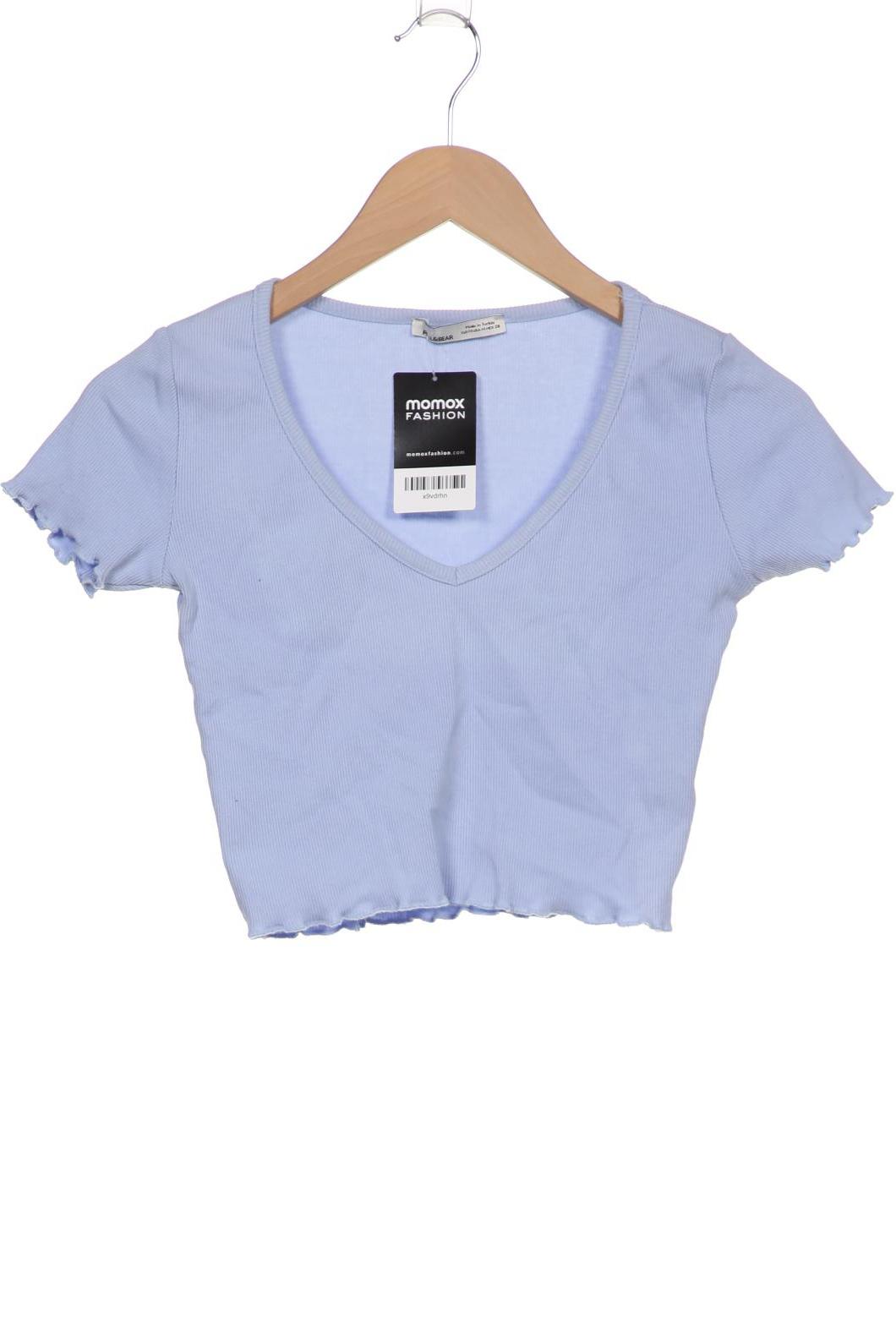 

Pull & Bear Damen T-Shirt, hellblau