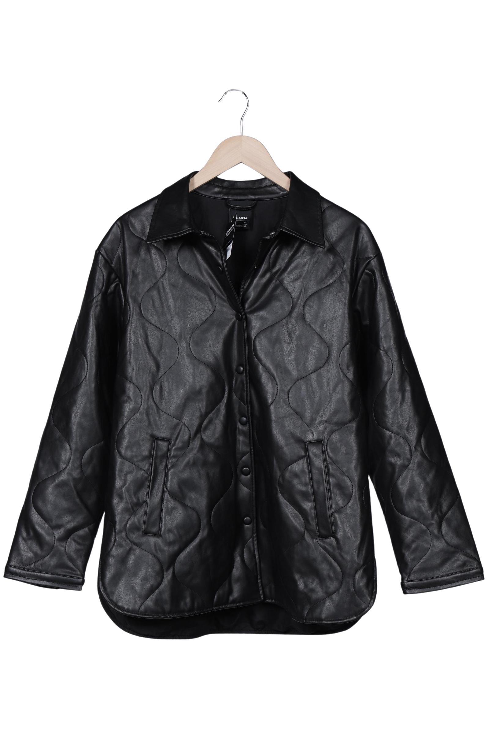 

Pull & Bear Damen Jacke, schwarz, Gr. 42