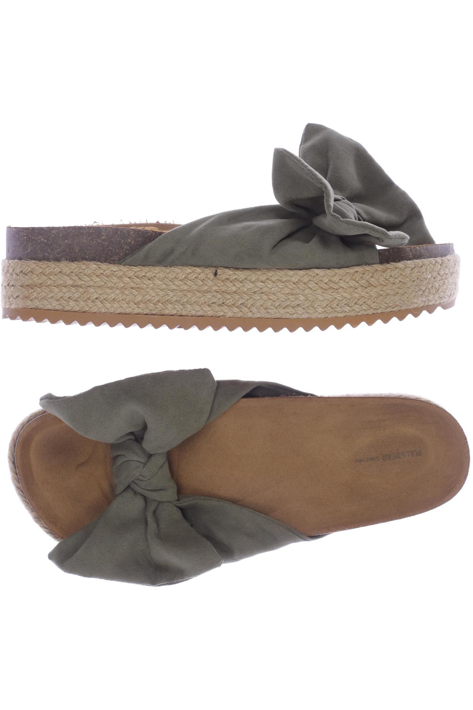 

Pull & Bear Damen Sandale, grün