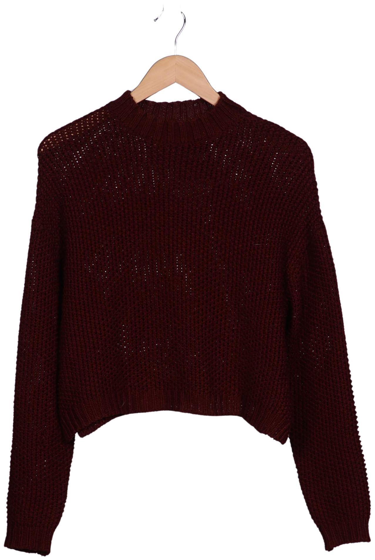 

Pull & Bear Damen Pullover, bordeaux, Gr. 34