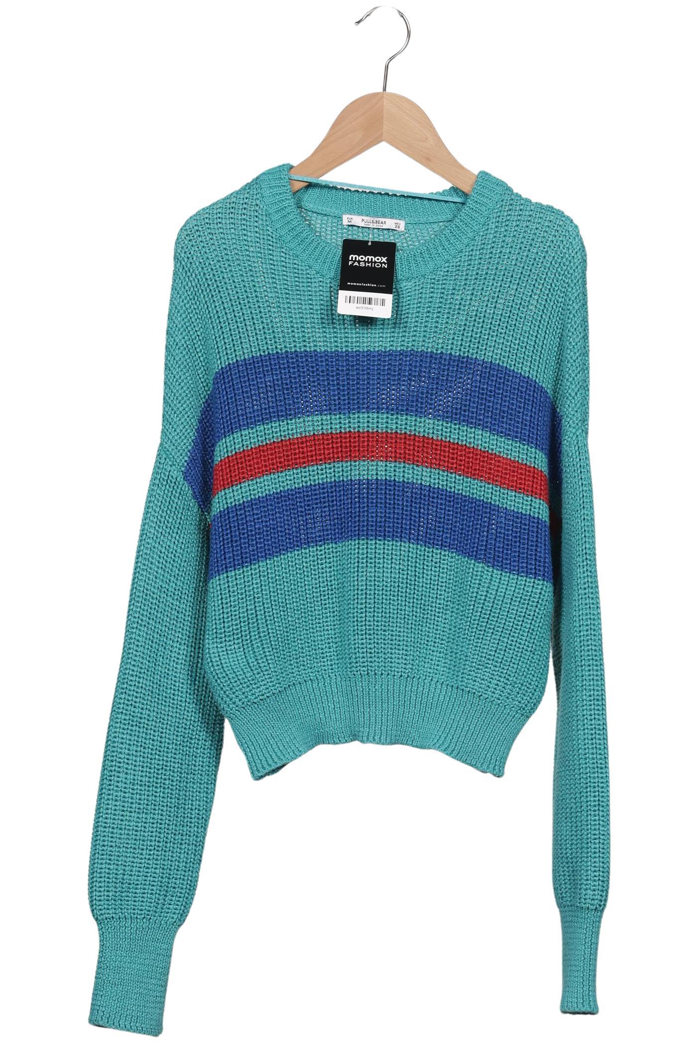 

Pull & Bear Damen Pullover, türkis, Gr. 38